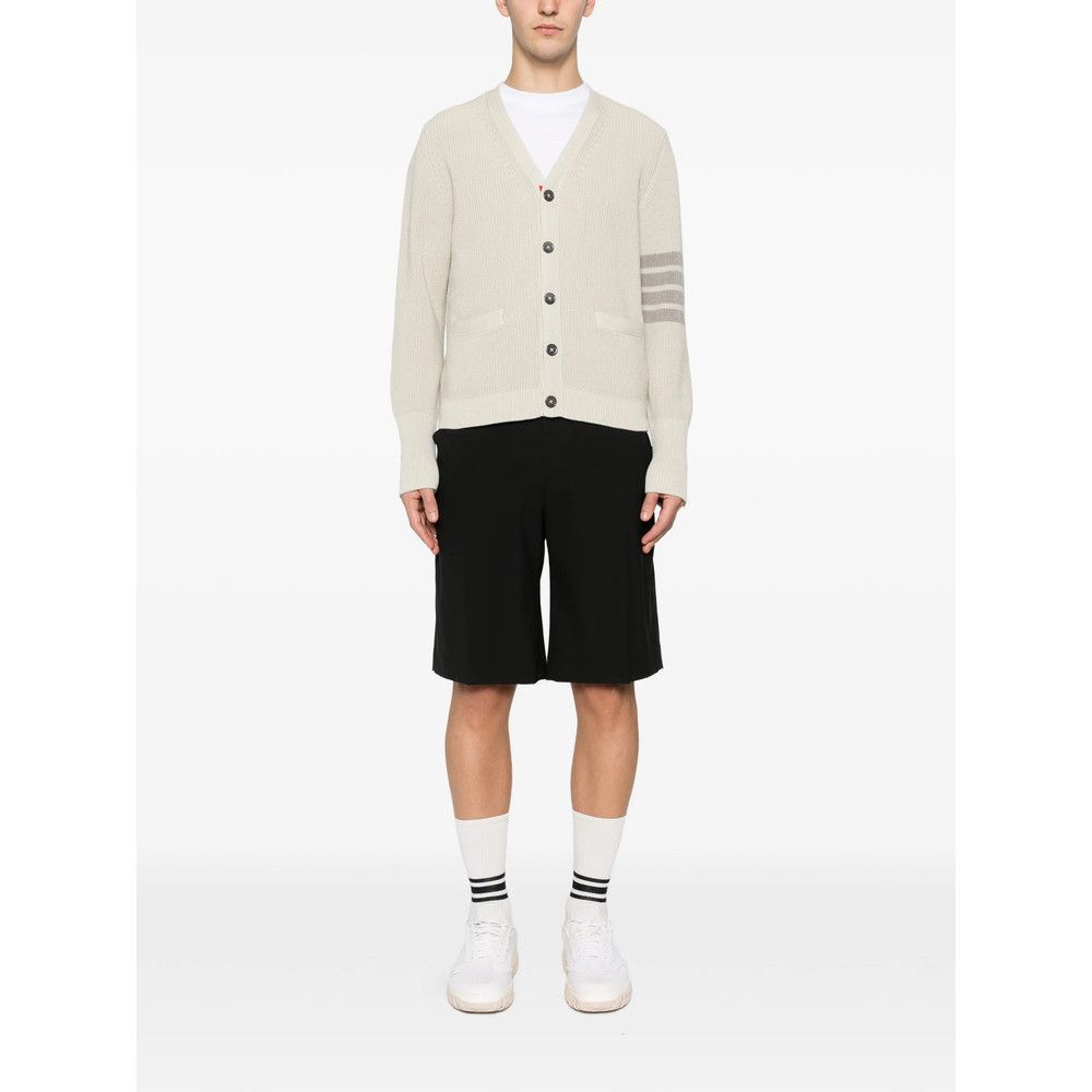 Thom Browne Thom Browne NEUTRALS Sweaters & Knitwear - Cardigans Size US M / EU 48-50 / 2 - 3 Thumbnail