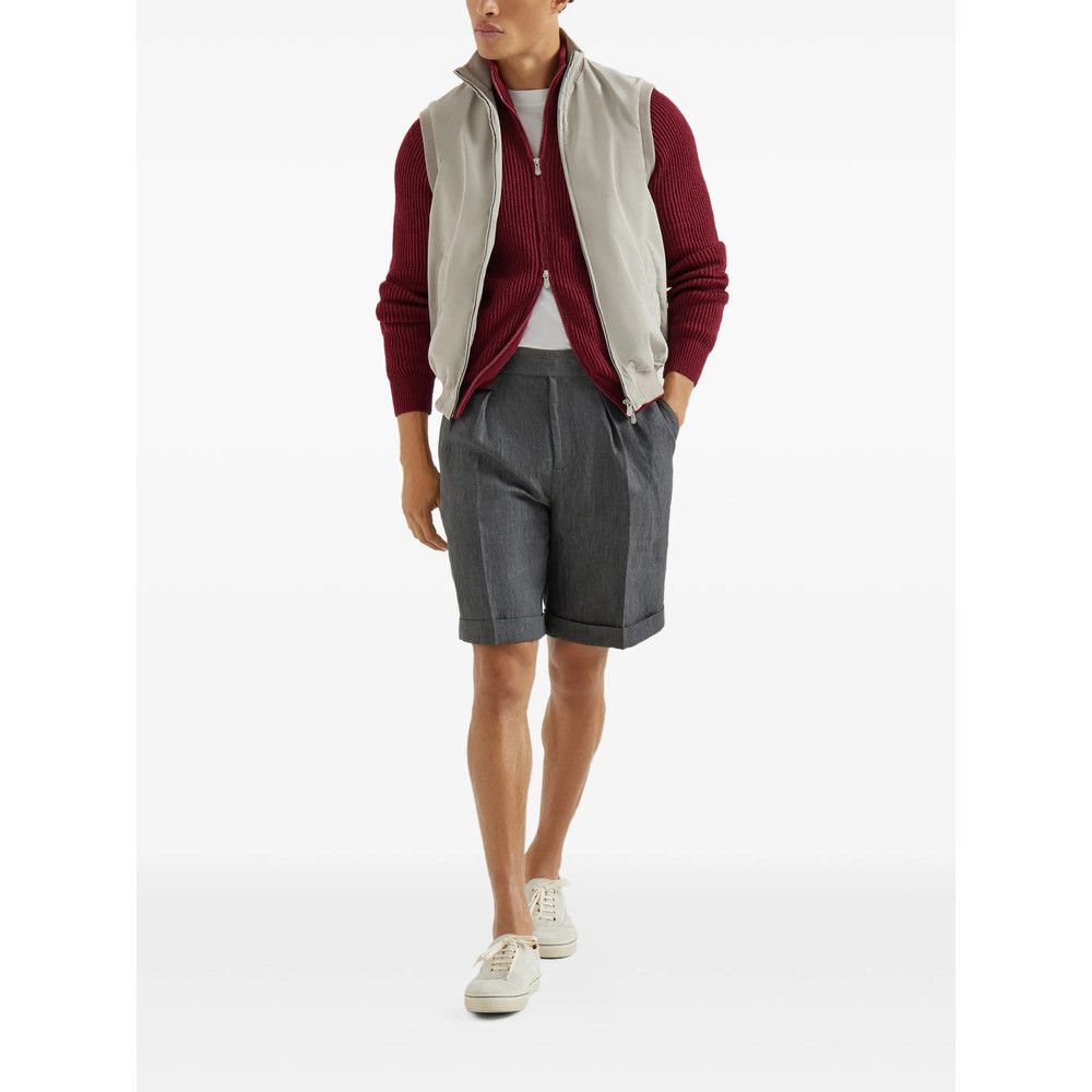 Brunello Cucinelli Brunello Cucinelli NEUTRALS Jackets - Waistcoats & Gilets Size US XL / EU 56 / 4 - 4 Thumbnail