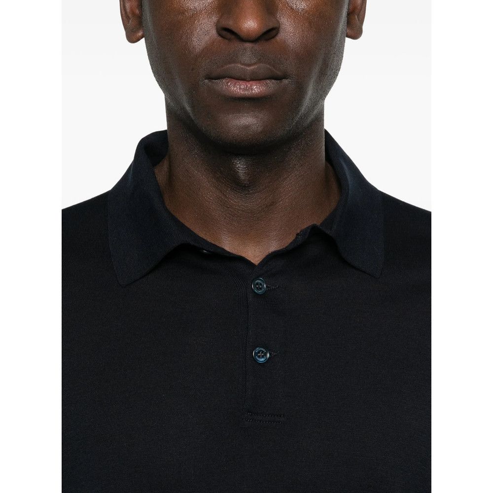 Brunello Cucinelli Brunello Cucinelli BLUE Polo Shirts Size US M / EU 48-50 / 2 - 2 Thumbnail