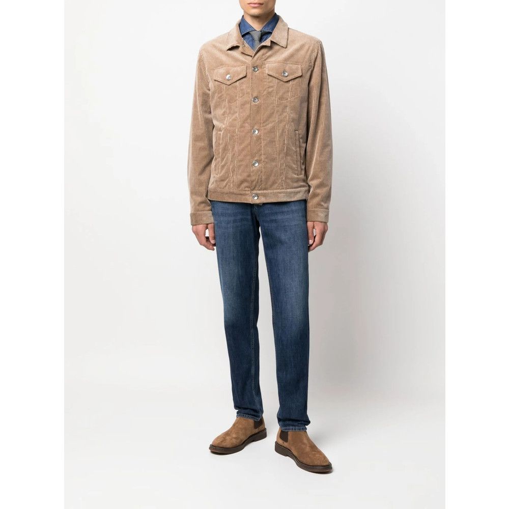 Brunello Cucinelli Brunello Cucinelli BLUE Shirts Size US XL / EU 56 / 4 - 5 Thumbnail