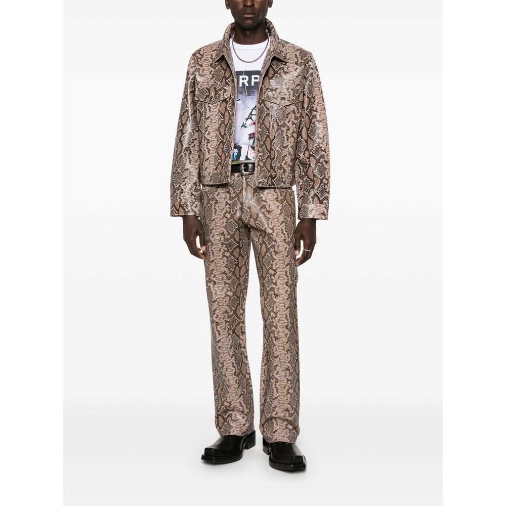 MIDNIGHT RODEO Midnight Rodeo BROWN Trousers - Regular & Straight-Leg Trousers Size US 30 / EU 46 - 4 Thumbnail