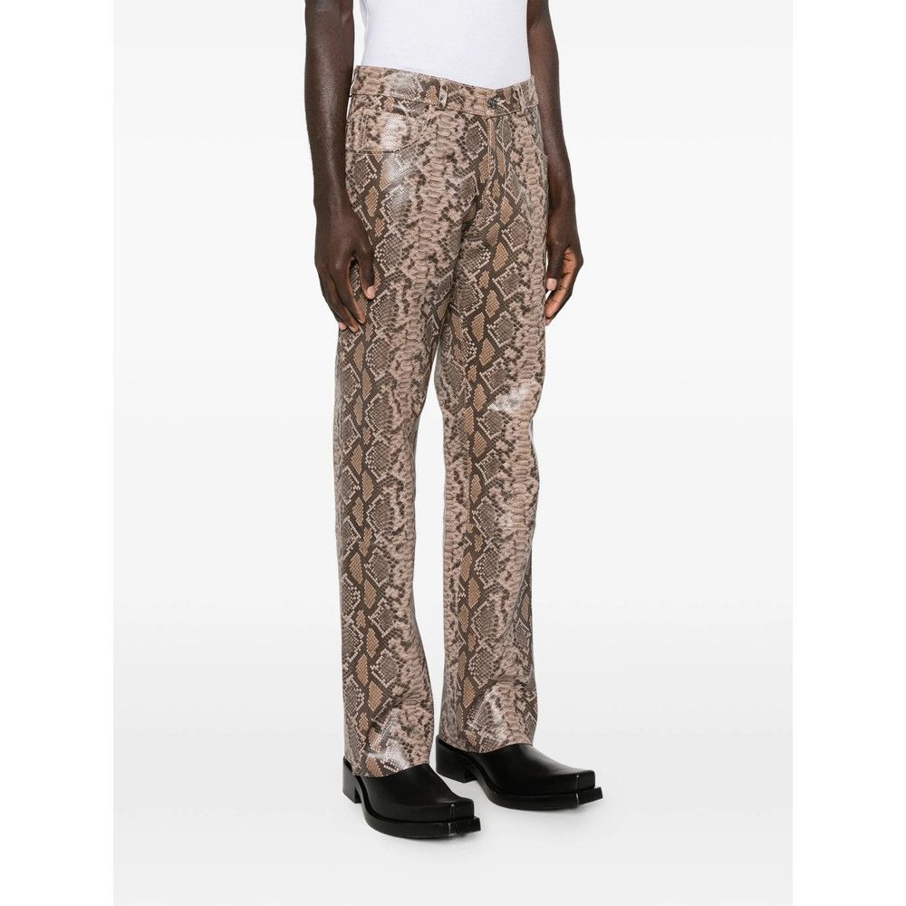 MIDNIGHT RODEO Midnight Rodeo BROWN Trousers - Regular & Straight-Leg Trousers Size US 30 / EU 46 - 2 Thumbnail
