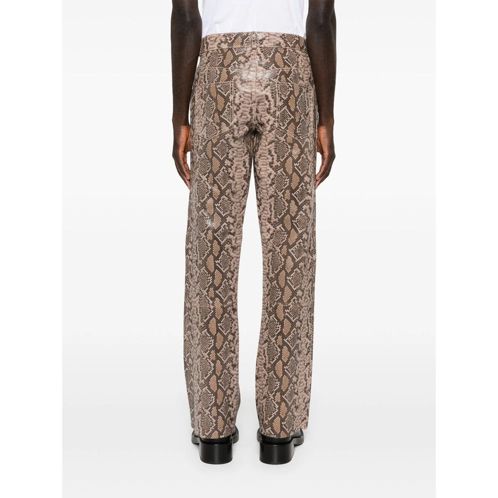 MIDNIGHT RODEO Midnight Rodeo BROWN Trousers - Regular & Straight-Leg Trousers Size US 30 / EU 46 - 3 Thumbnail