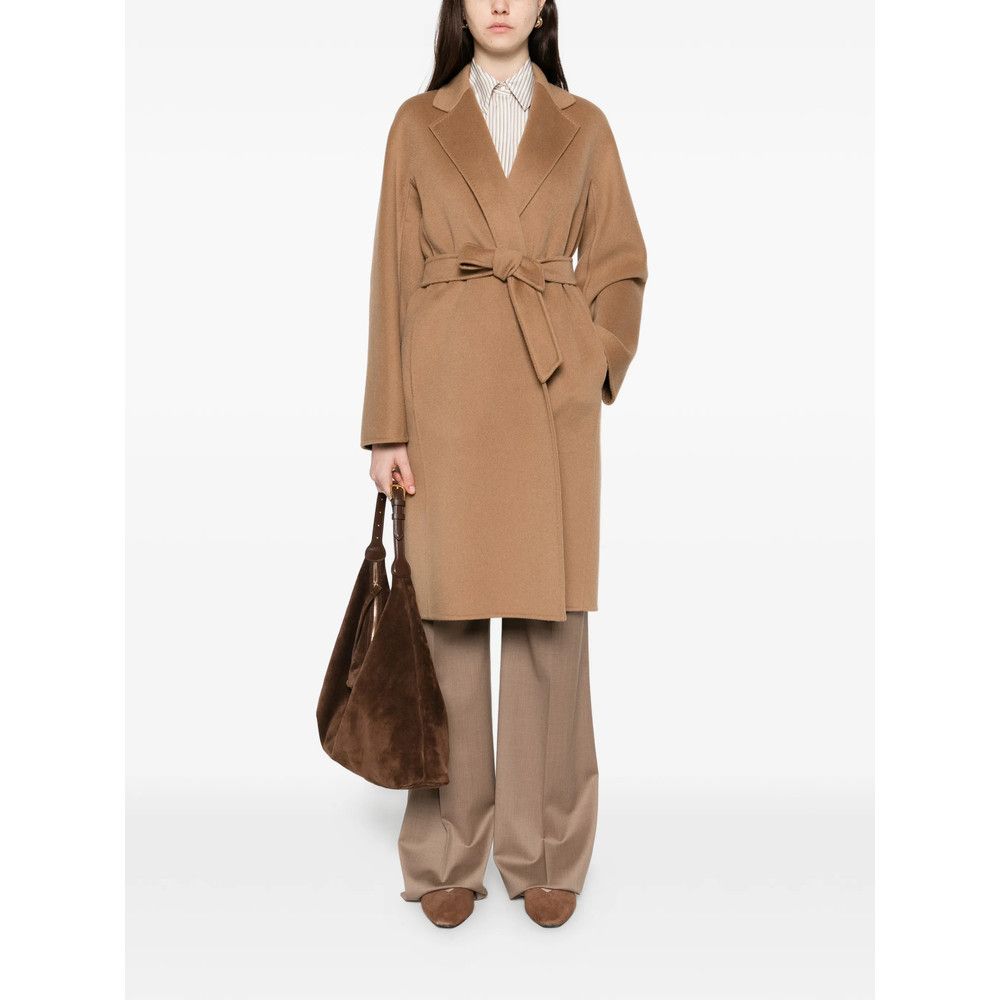 Max Mara Max Mara BROWN Coats - Single Breasted Coats Size XS / US 0-2 / IT 36-38 - 3 Thumbnail