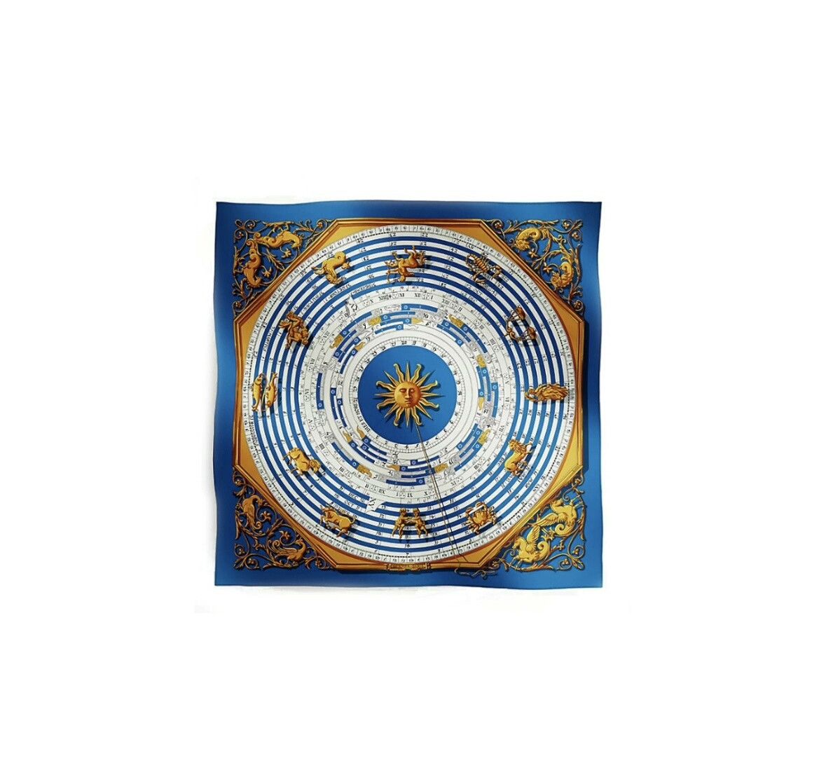 Hermes Hermes "Astrology" Silk Scarf Size ONE SIZE - 6 Thumbnail