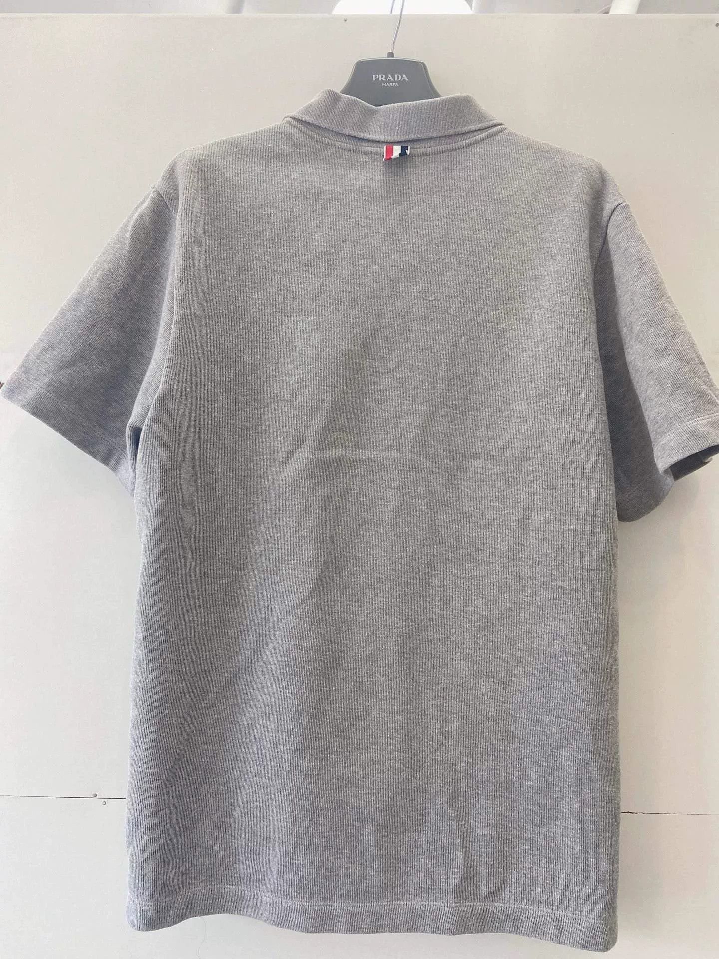 Thom Browne Thom Browne Men's Cotton Knit Polo Size US M / EU 48-50 / 2 - 2 Thumbnail