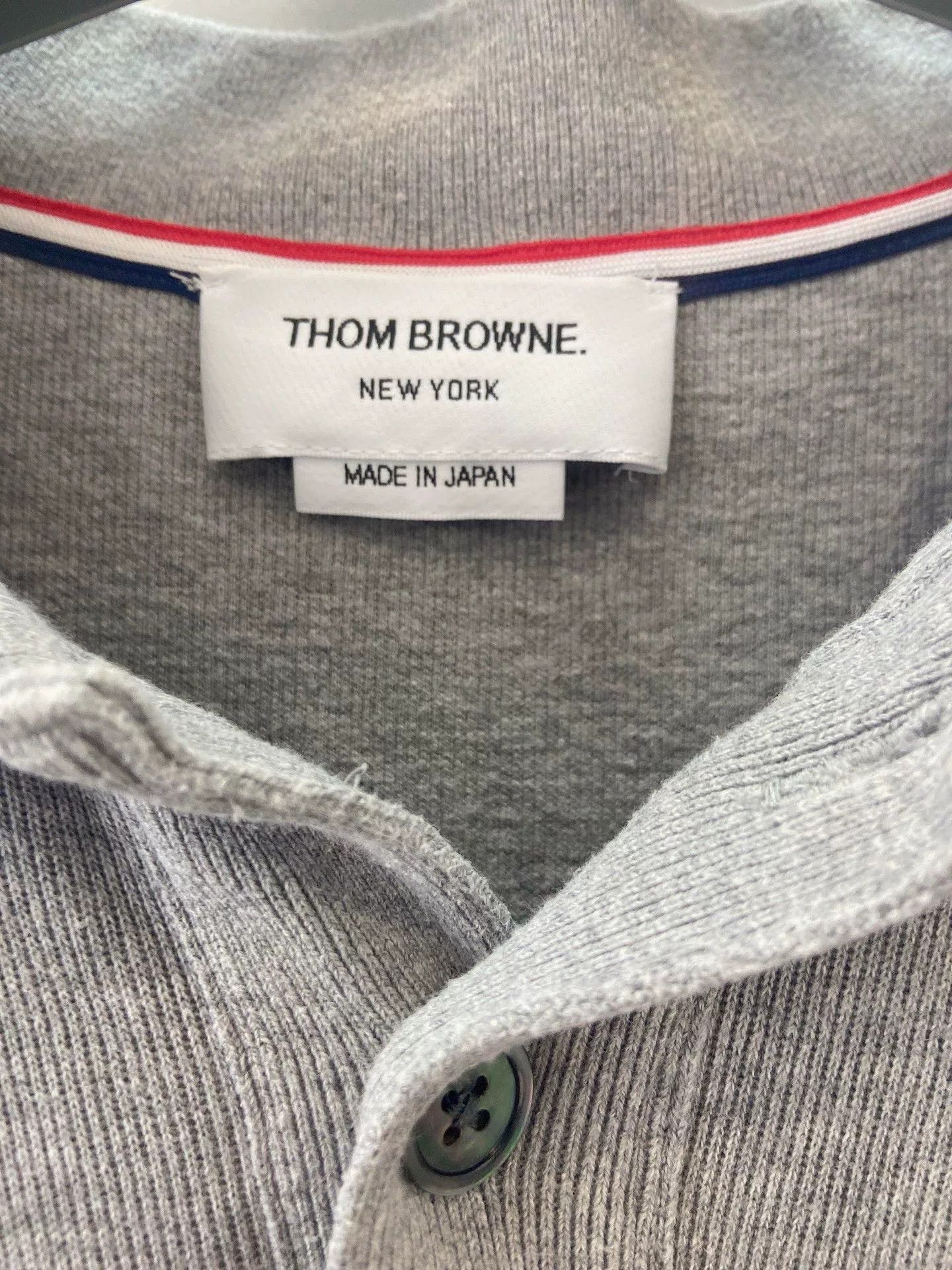 Thom Browne Thom Browne Men's Cotton Knit Polo Size US M / EU 48-50 / 2 - 3 Thumbnail