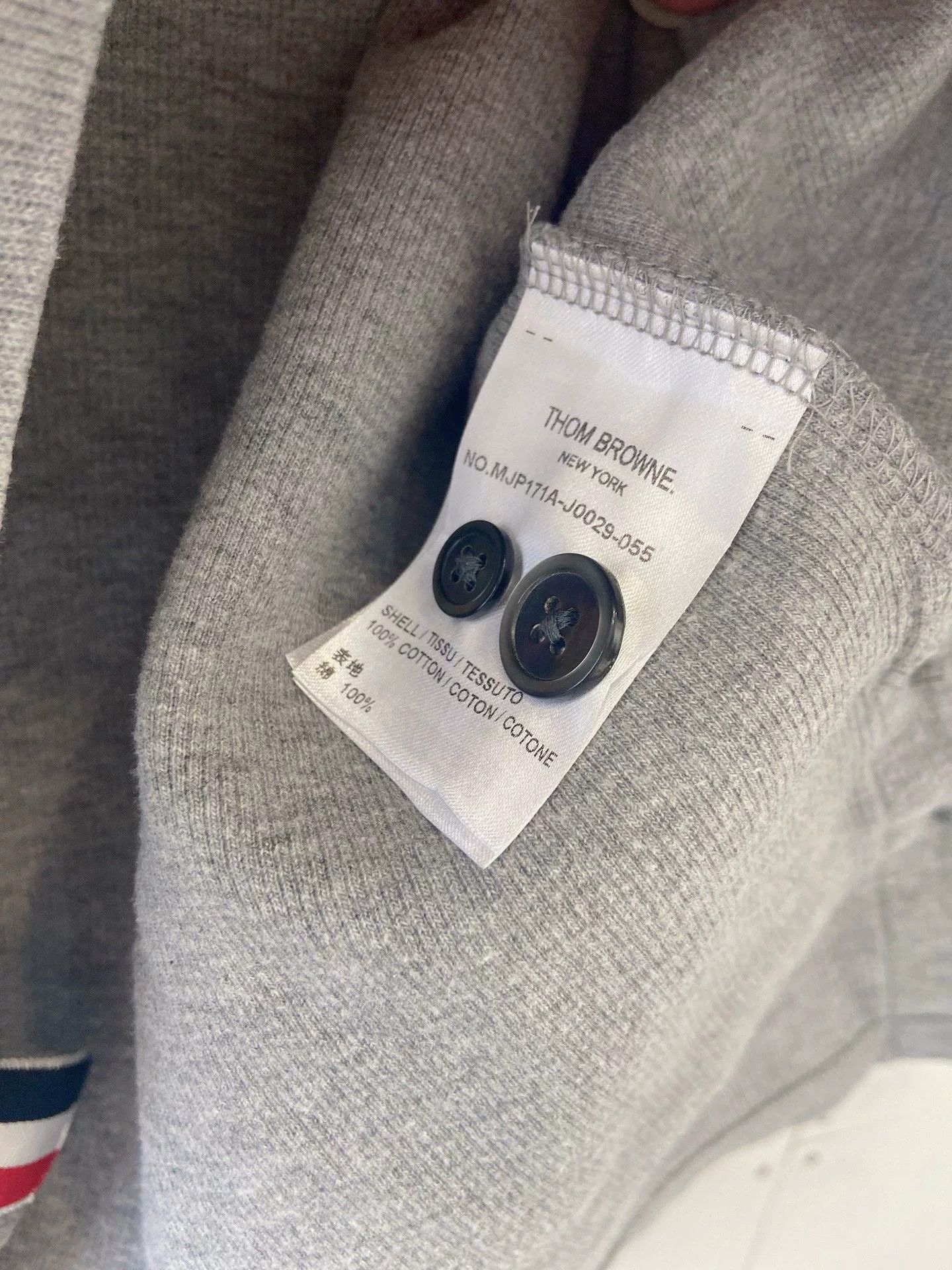 Thom Browne Thom Browne Men's Cotton Knit Polo Size US M / EU 48-50 / 2 - 4 Thumbnail