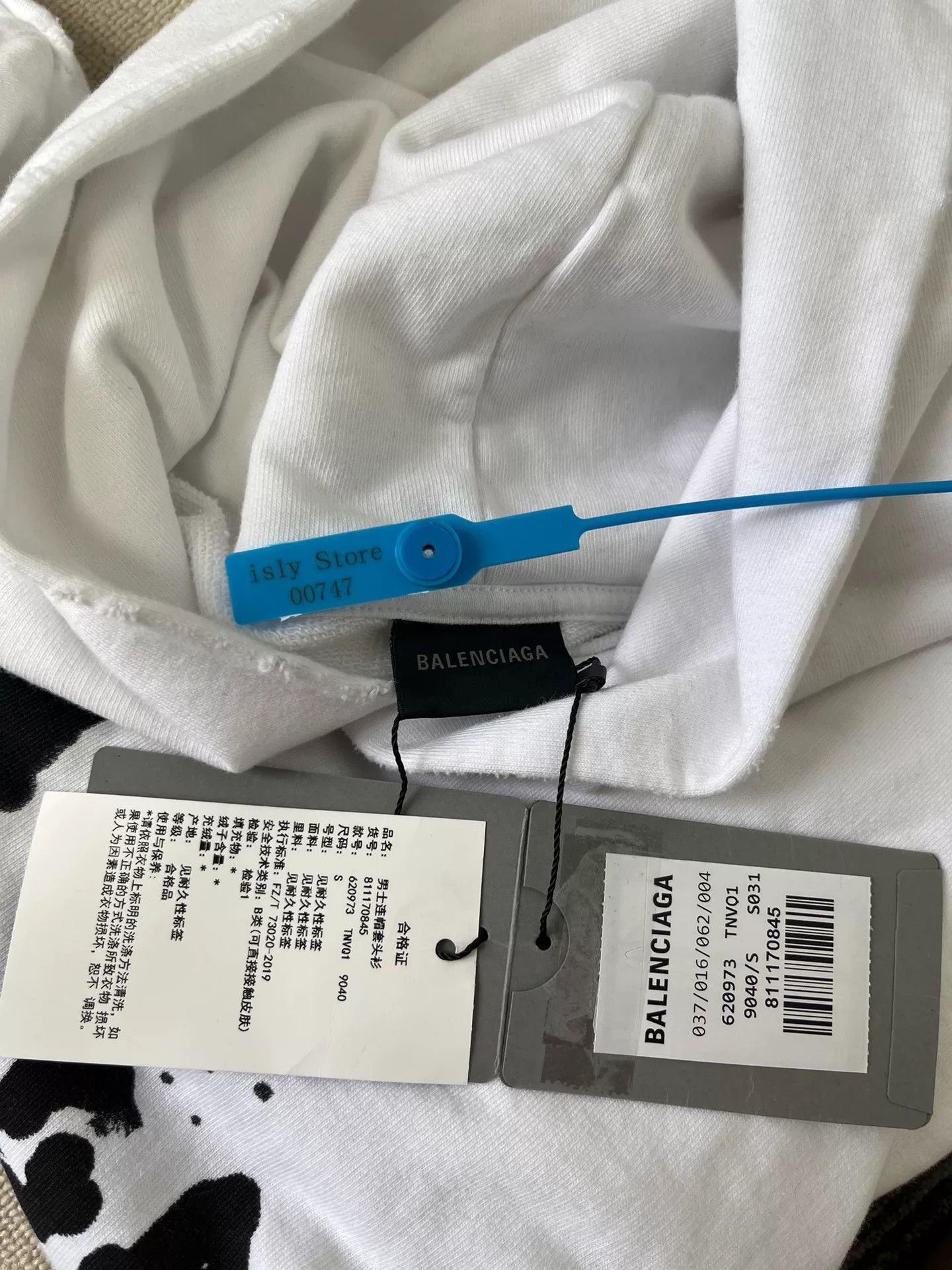 Balenciaga Balenciaga Graffiti Print Hoodie Size US S / EU 44-46 / 1 - 4 Thumbnail