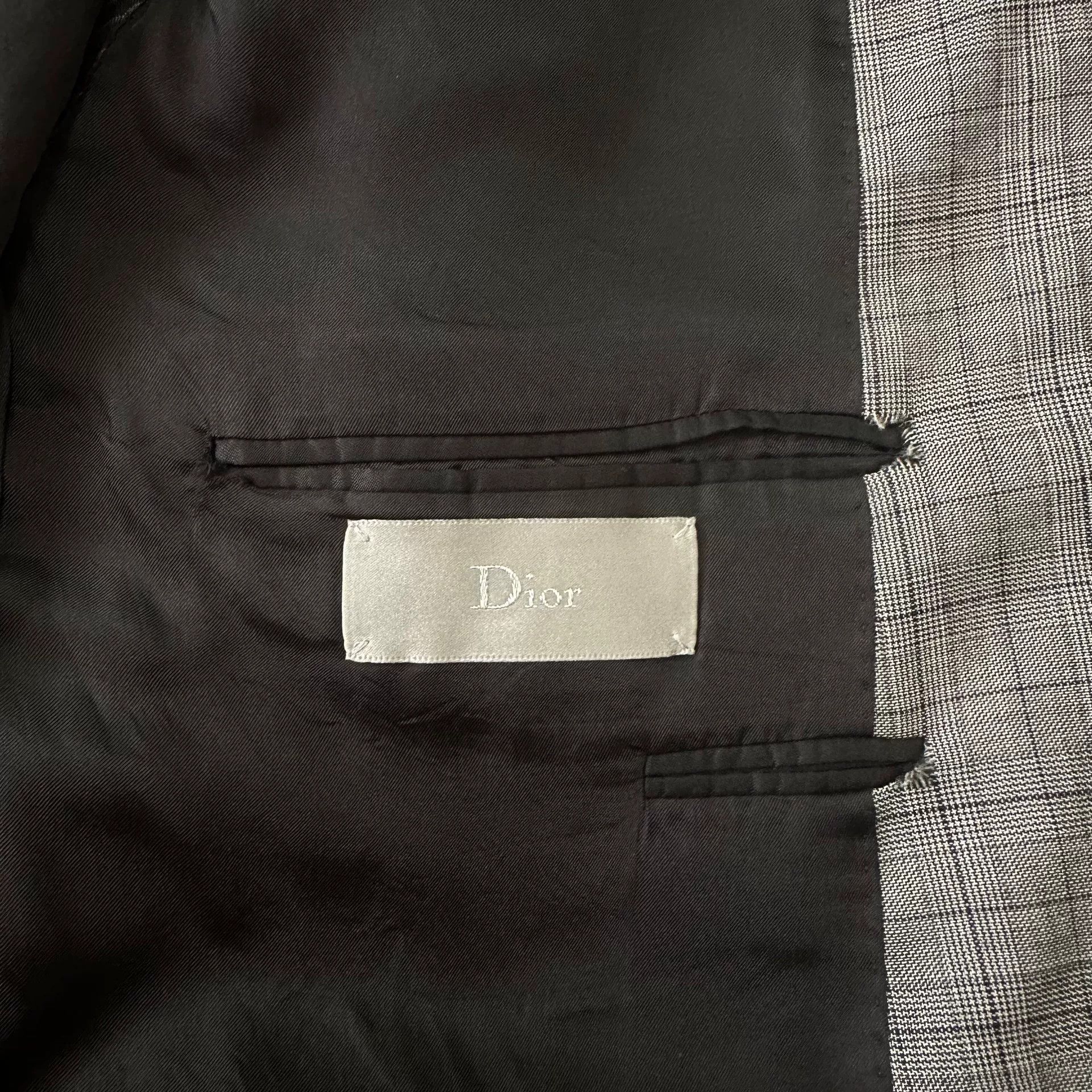 Dior Dior Prince of Wales Check Suit Size US XL / EU 56 / 4 - 5 Thumbnail