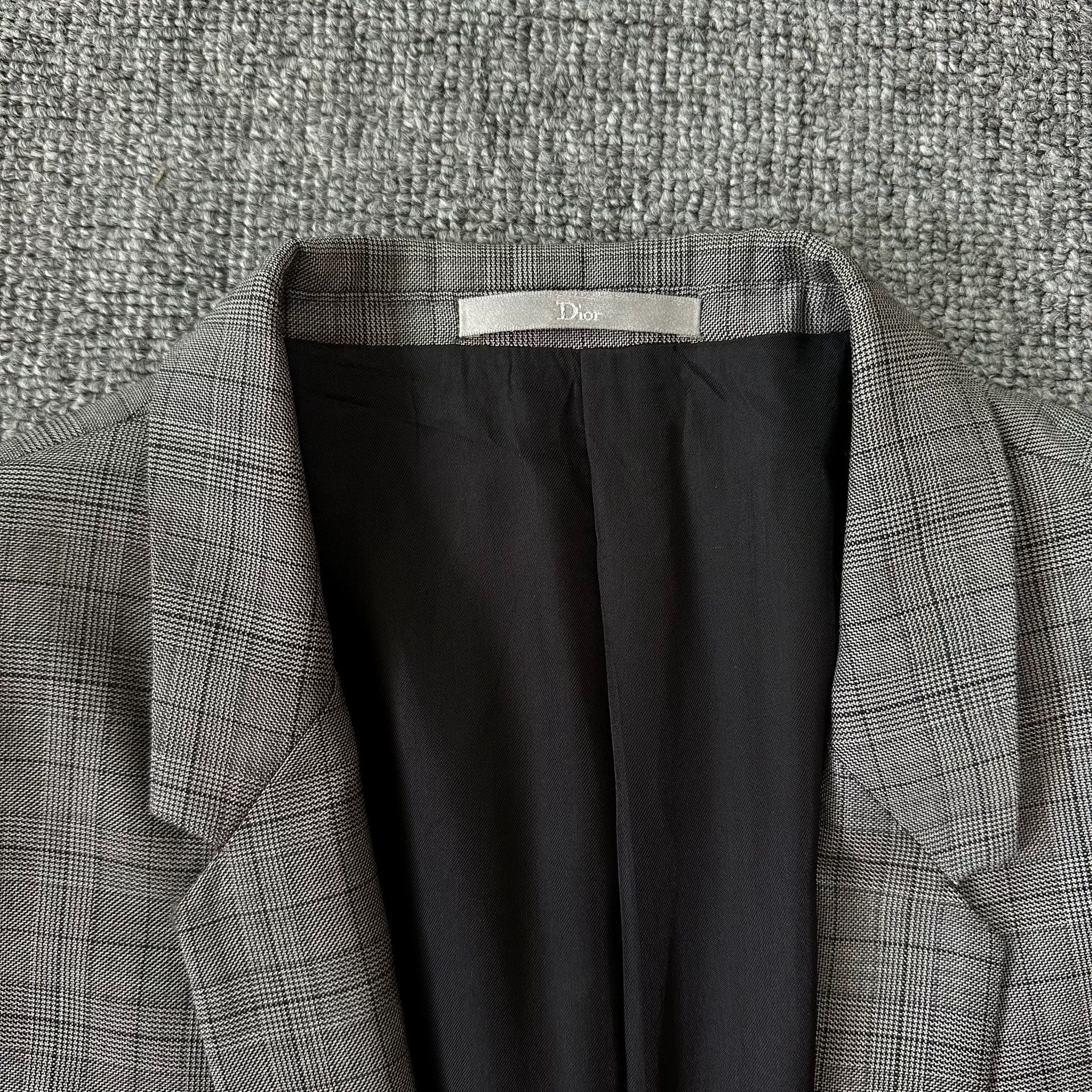Dior Dior Prince of Wales Check Suit Size US XL / EU 56 / 4 - 6 Thumbnail