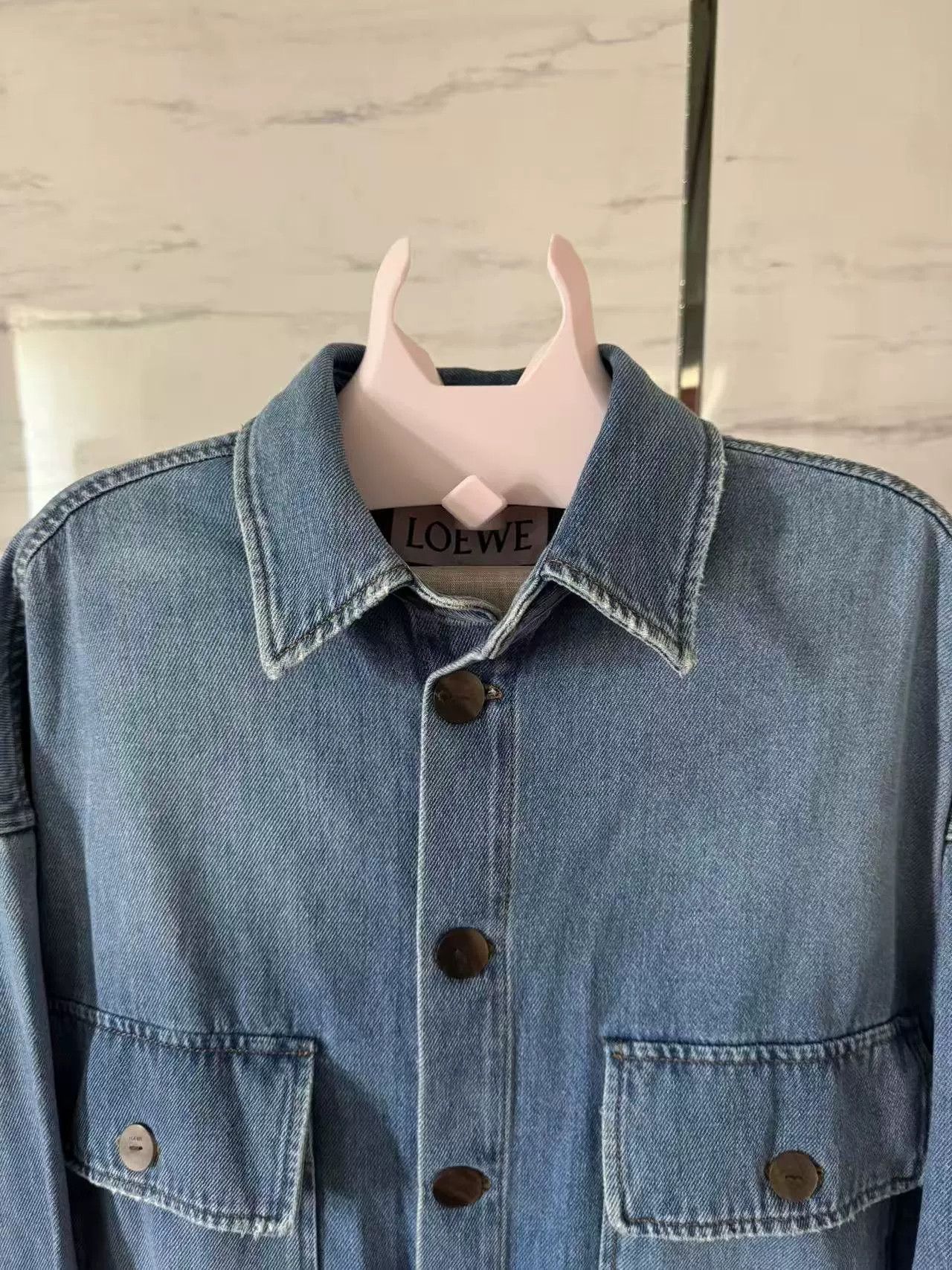 Loewe LOEWE SS22 Denim Sports Jacket Size US S / EU 44-46 / 1 - 6 Thumbnail