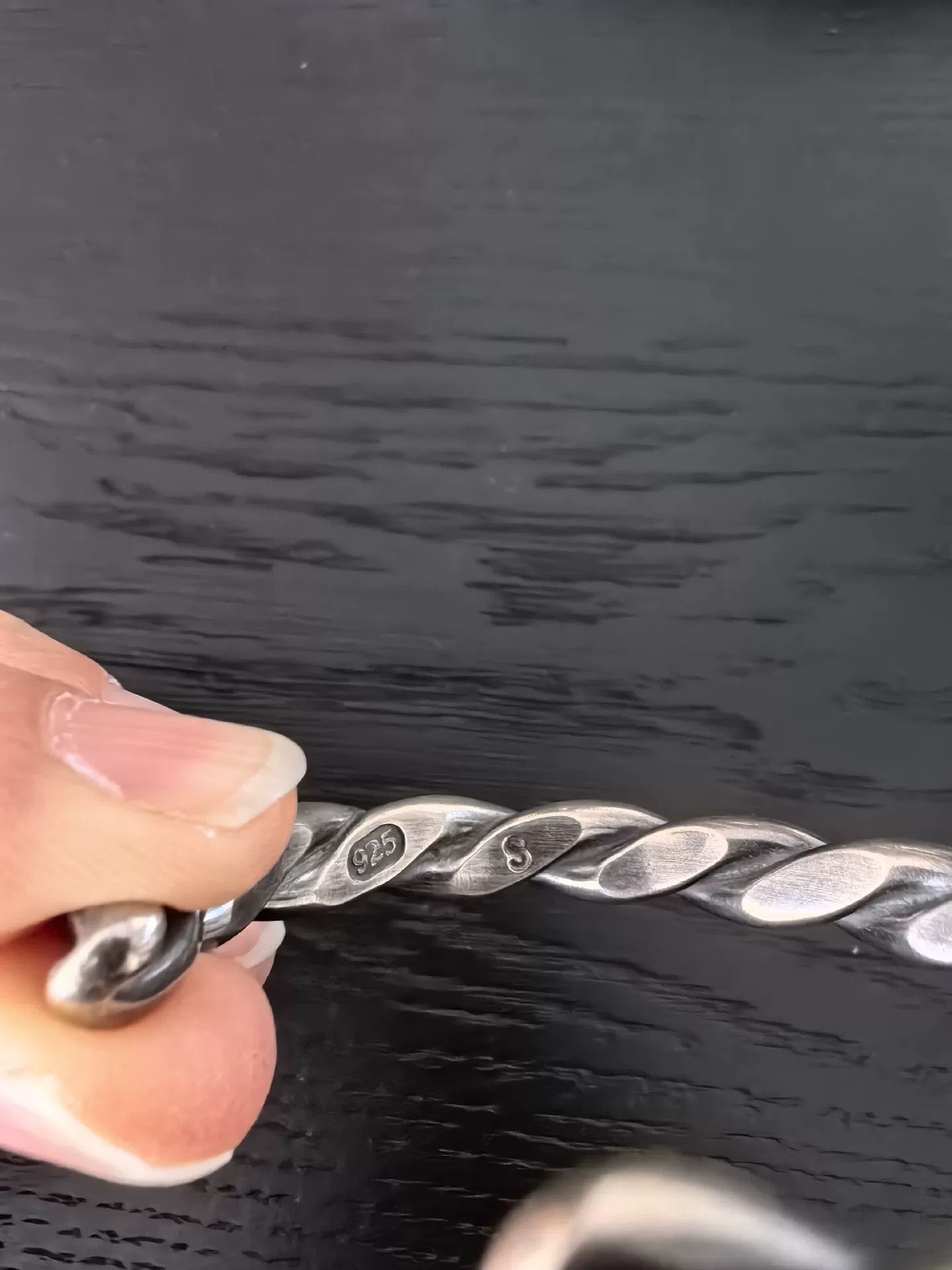 RRL Ralph Lauren RRL Silver Twisted Bracelet Size ONE SIZE - 4 Thumbnail