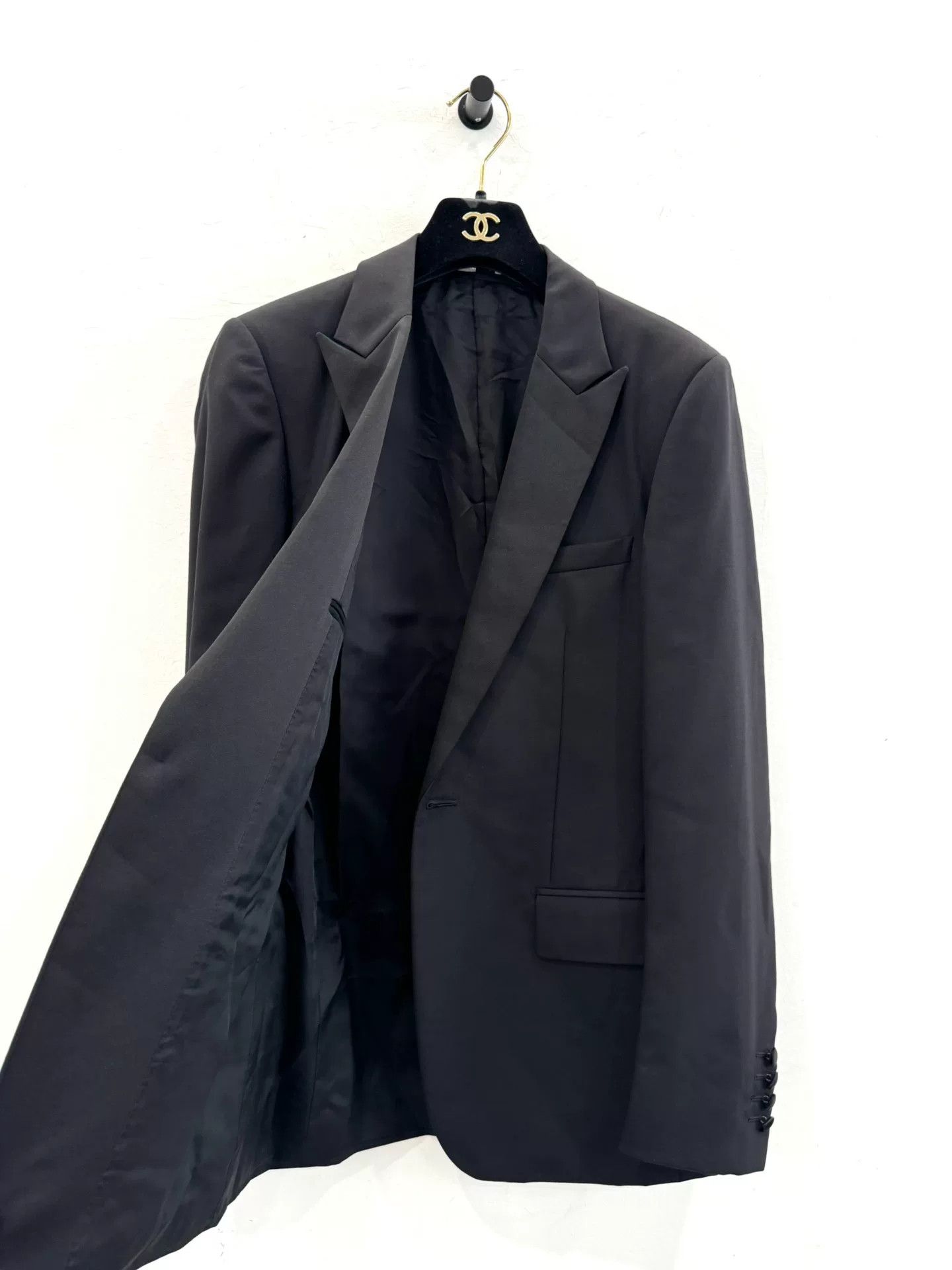 Dior Dior Men's Black Wool Suit Jacket Size US S / EU 44-46 / 1 - 3 Thumbnail