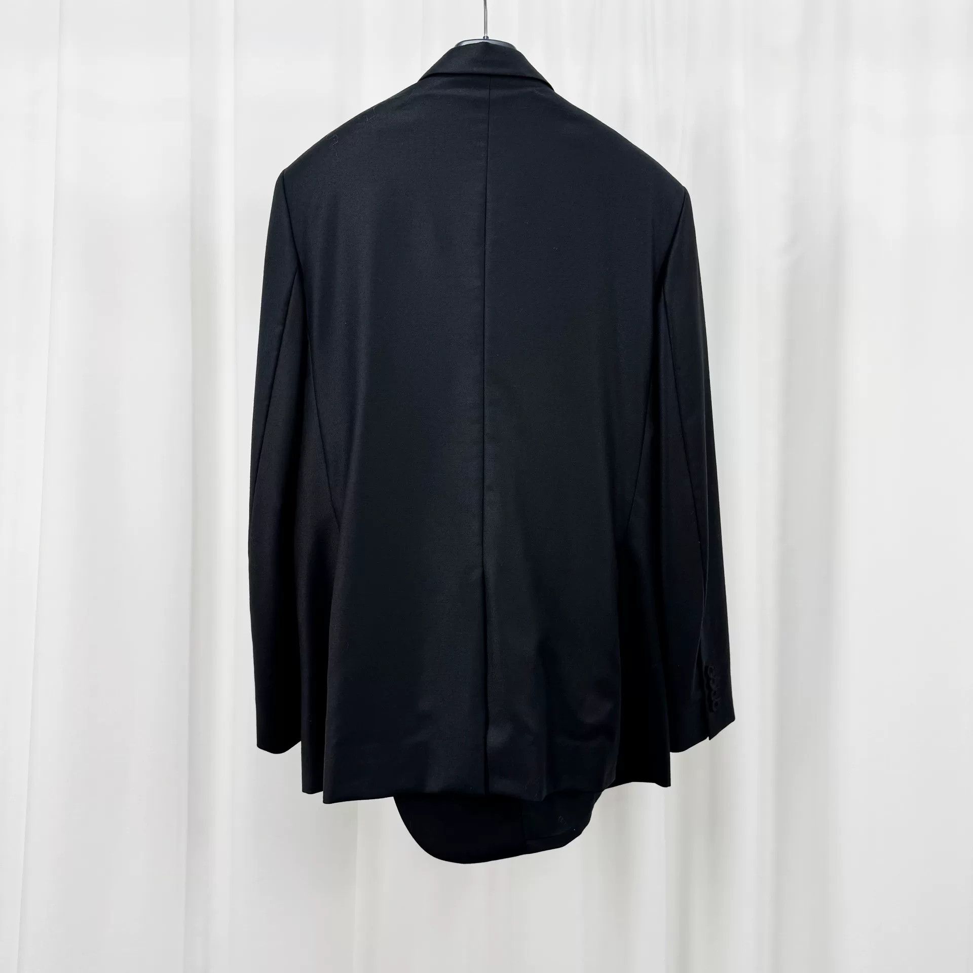 Dior Dior Black Wool Chain Blazer Coat Size US XXL / EU 58 / 5 - 2 Thumbnail