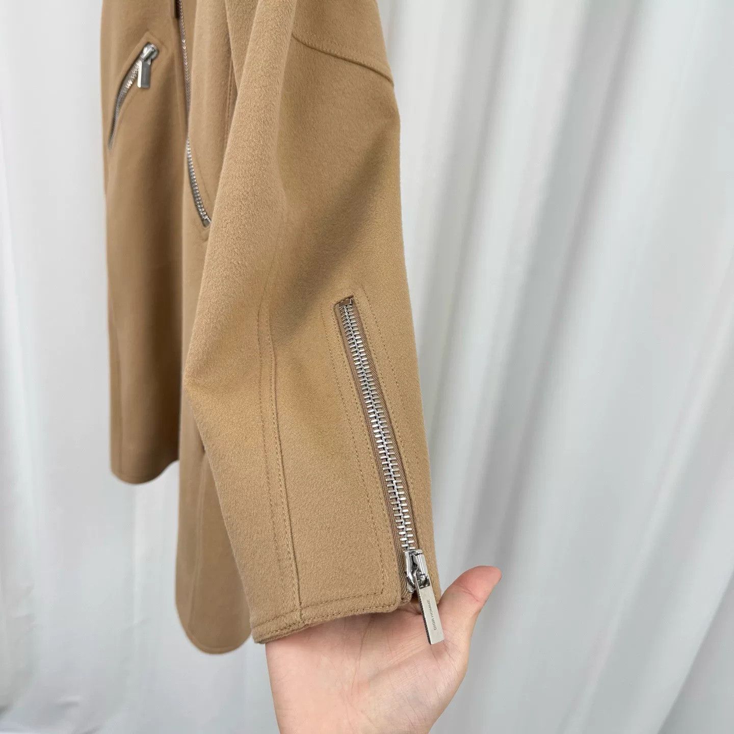 Dior Dior Camel Wool Multi-Zip Coat Size US M / EU 48-50 / 2 - 4 Thumbnail