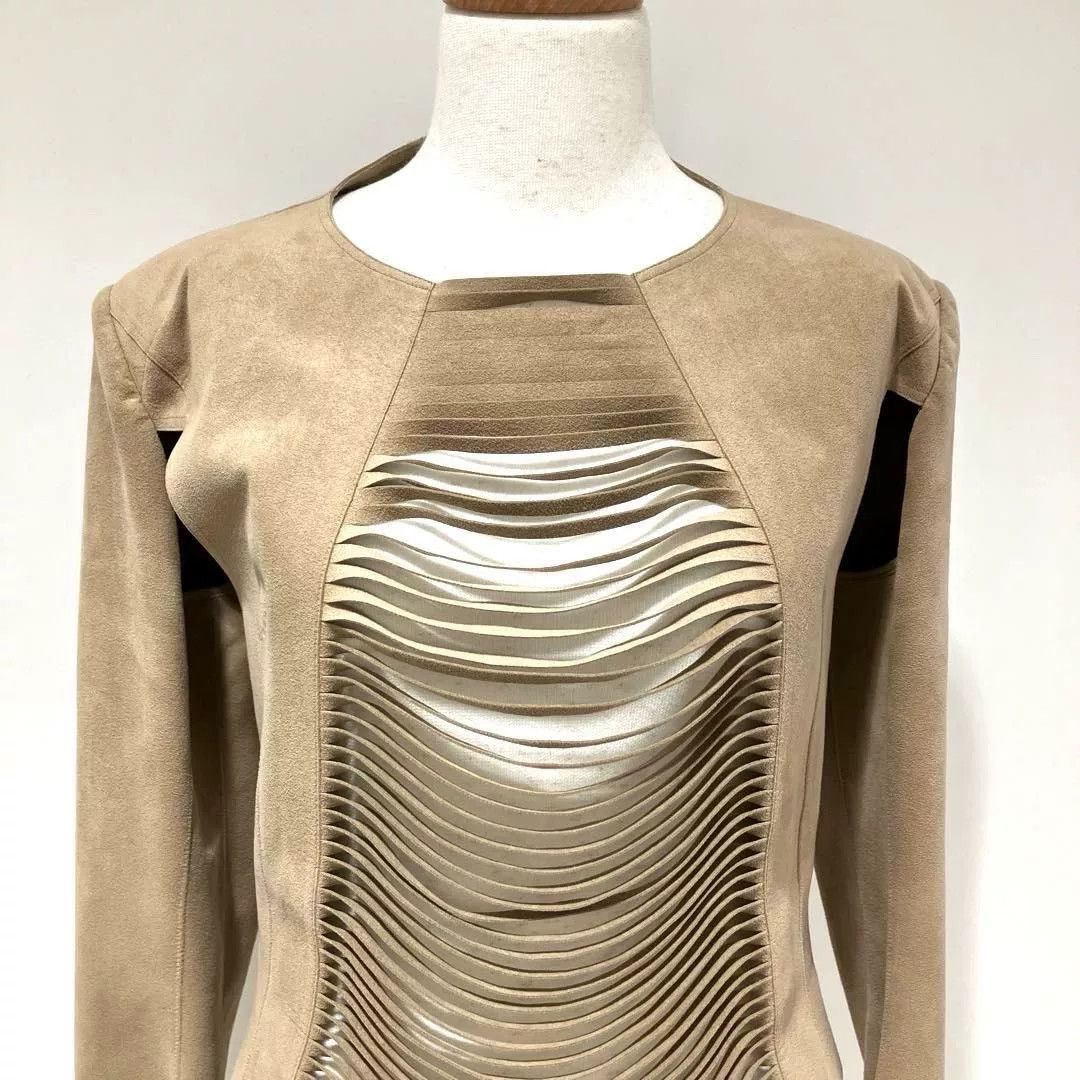 Junya Watanabe junya watanabe suede long sleeve top Size US S / EU 44-46 / 1 - 2 Thumbnail