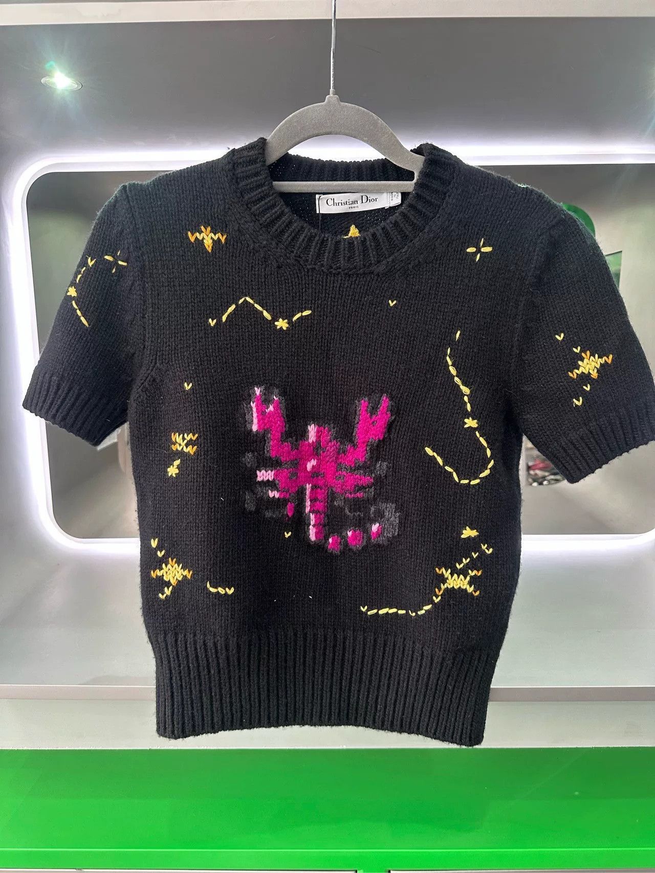 Dior dior fw22 scorpio pattern short sleeve sweater Size US S / EU 44-46 / 1 - 2 Thumbnail