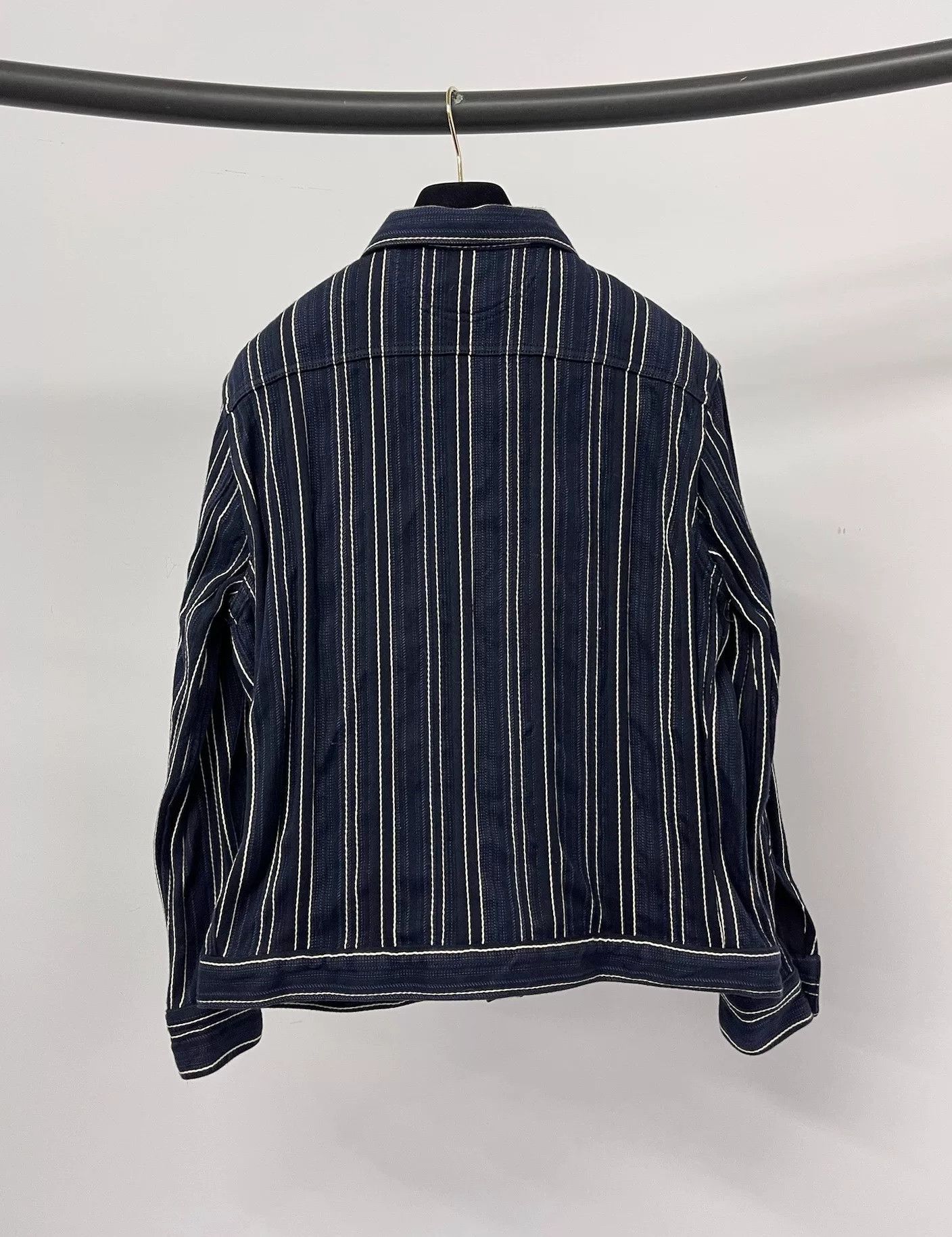 Dior dior striped denim jacket fr34 size Size US XS / EU 42 / 0 - 2 Thumbnail