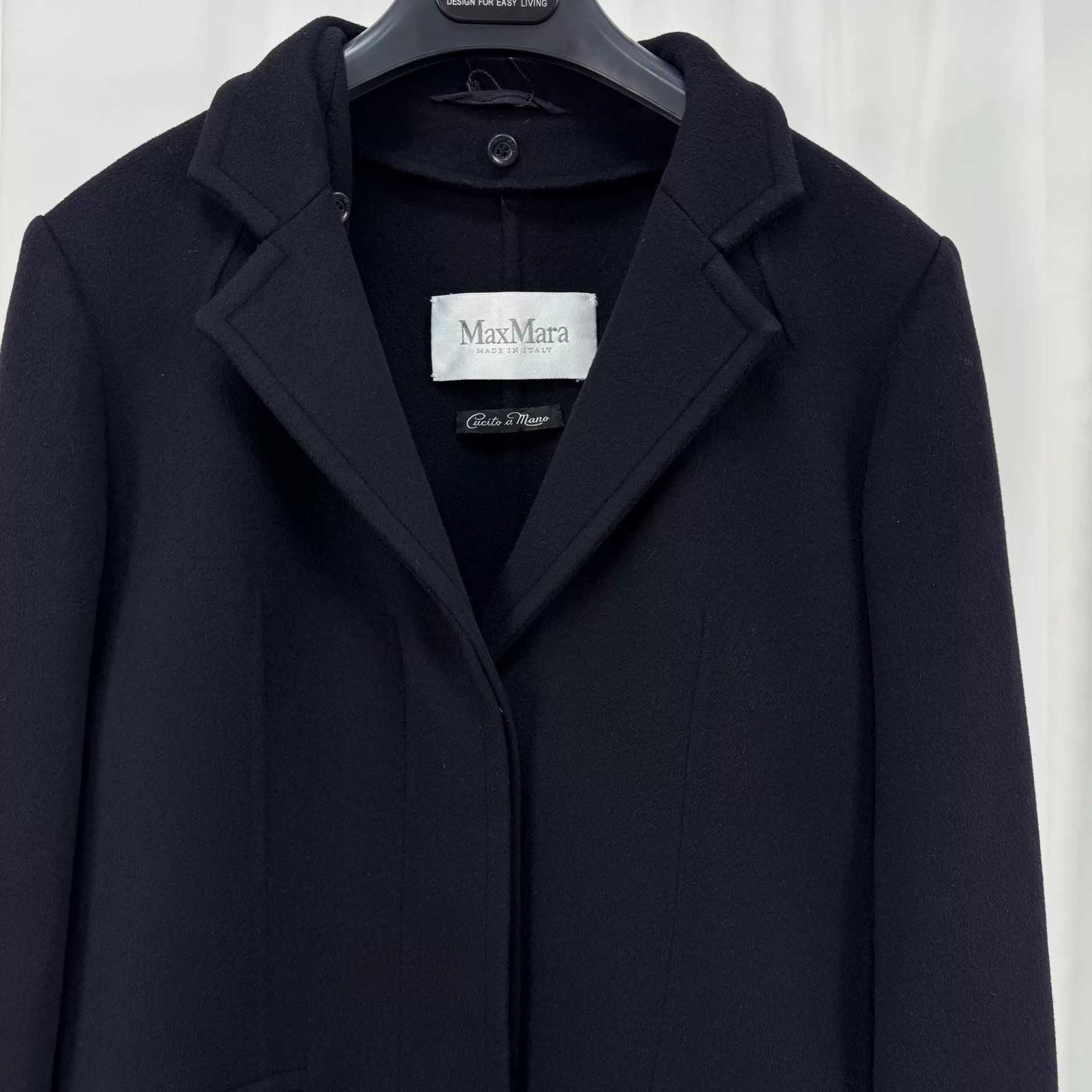 Max Mara maxmara black cashmere coat in size 38 Size US M / EU 48-50 / 2 - 3 Thumbnail