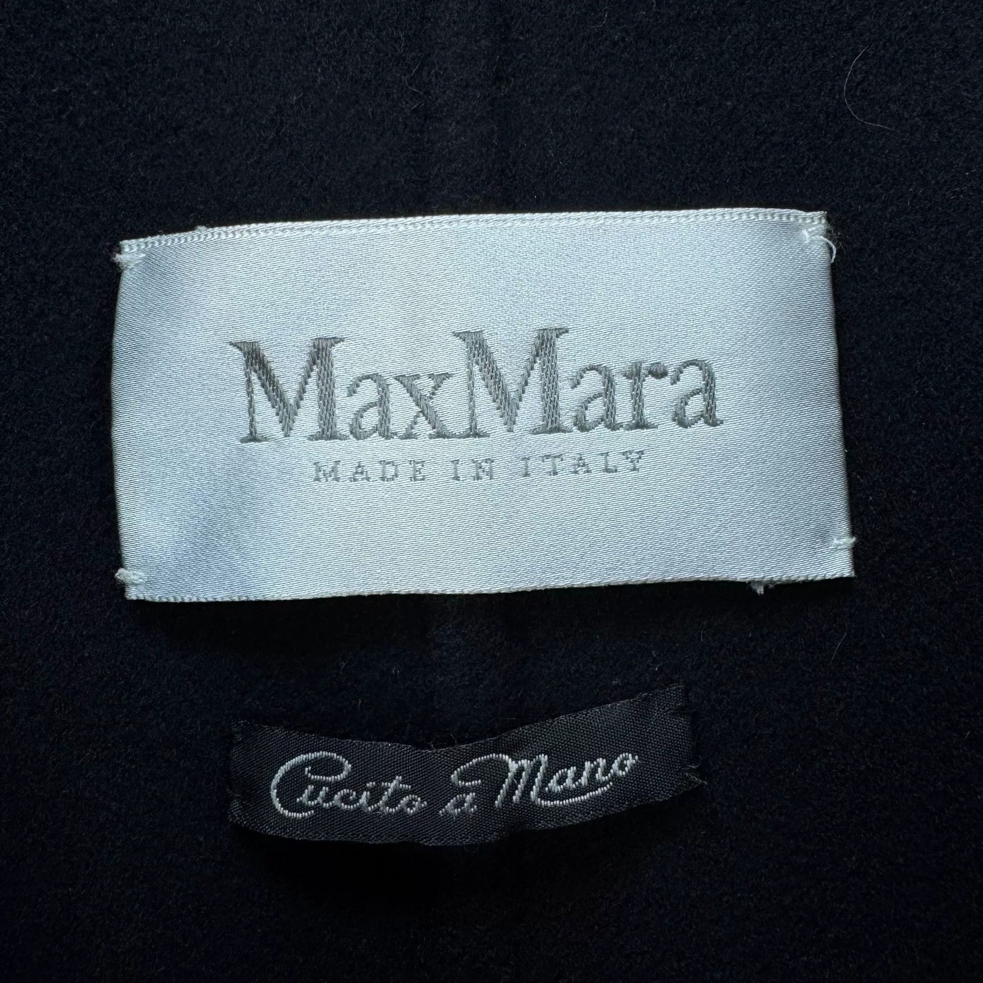 Max Mara maxmara black cashmere coat in size 38 Size US M / EU 48-50 / 2 - 5 Thumbnail