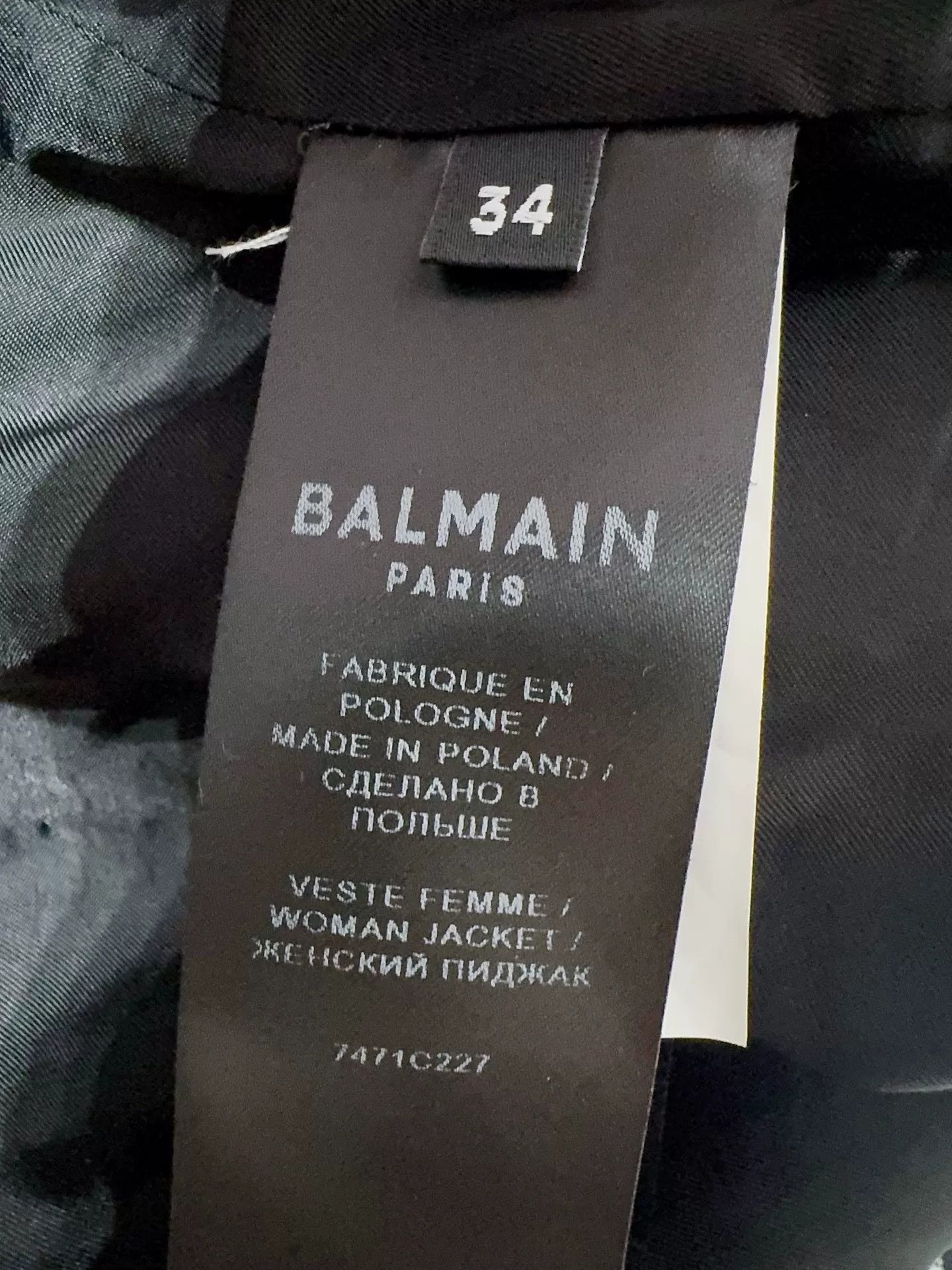 Balmain new balmain houndstooth blazer coat Size US M / EU 48-50 / 2 - 5 Thumbnail