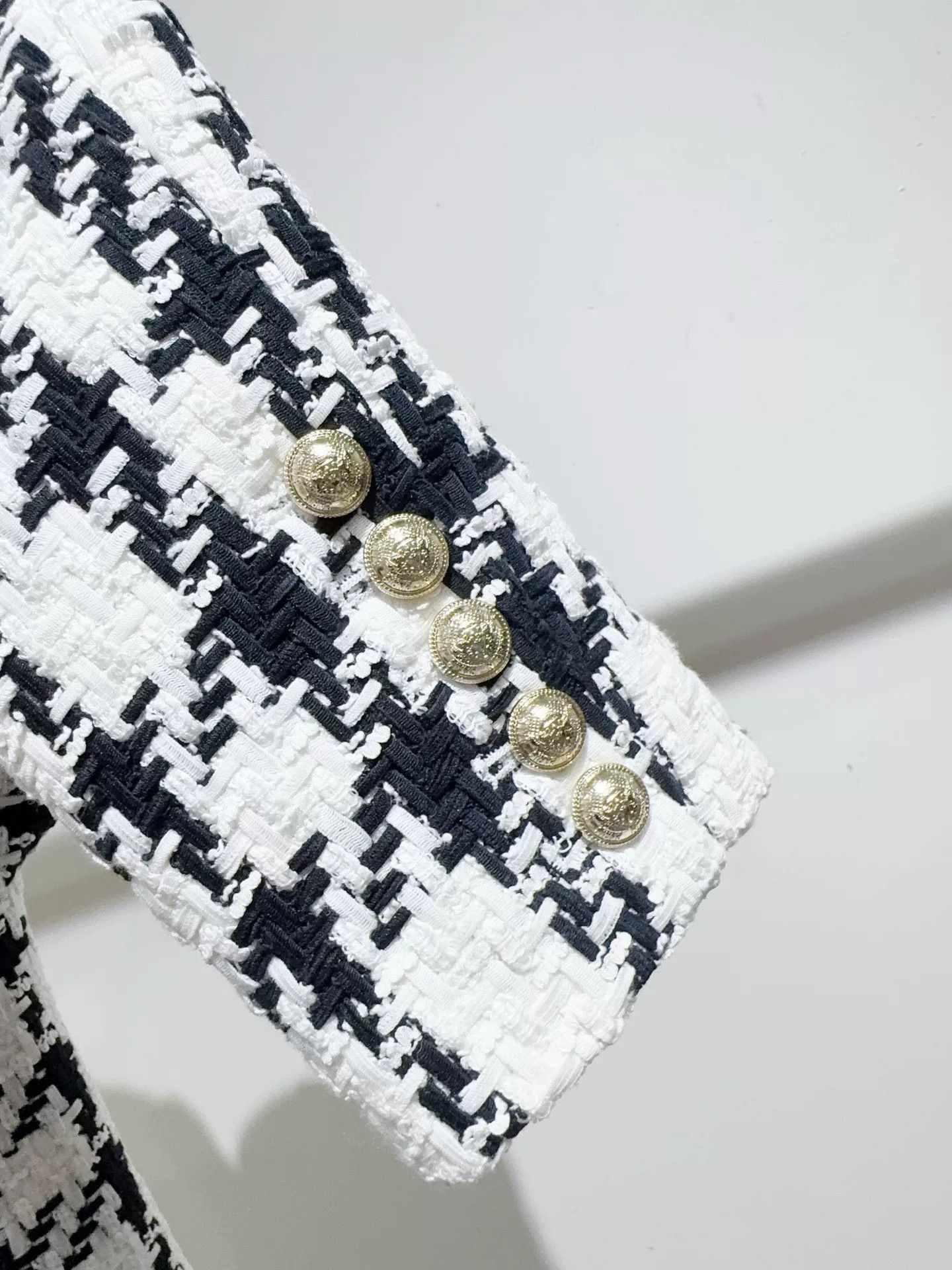 Balmain new balmain houndstooth blazer coat Size US M / EU 48-50 / 2 - 3 Thumbnail