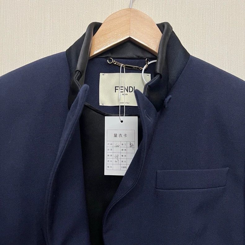 Fendi Fendi Runway Cropped Blazer Jacket Size US M / EU 48-50 / 2 - 3 Thumbnail