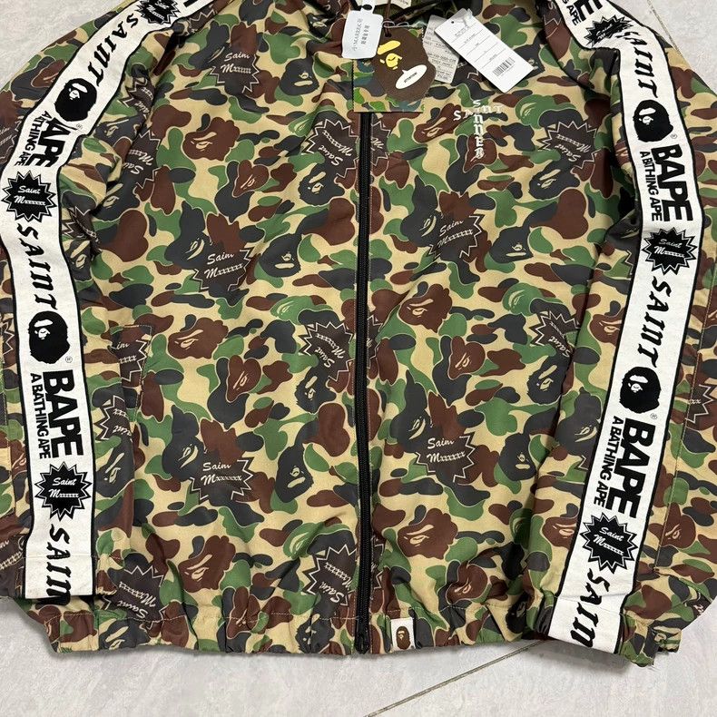 Bape SAINT Mxxxxxx x BAPE Camo Track Jacket Size US M / EU 48-50 / 2 - 4 Thumbnail
