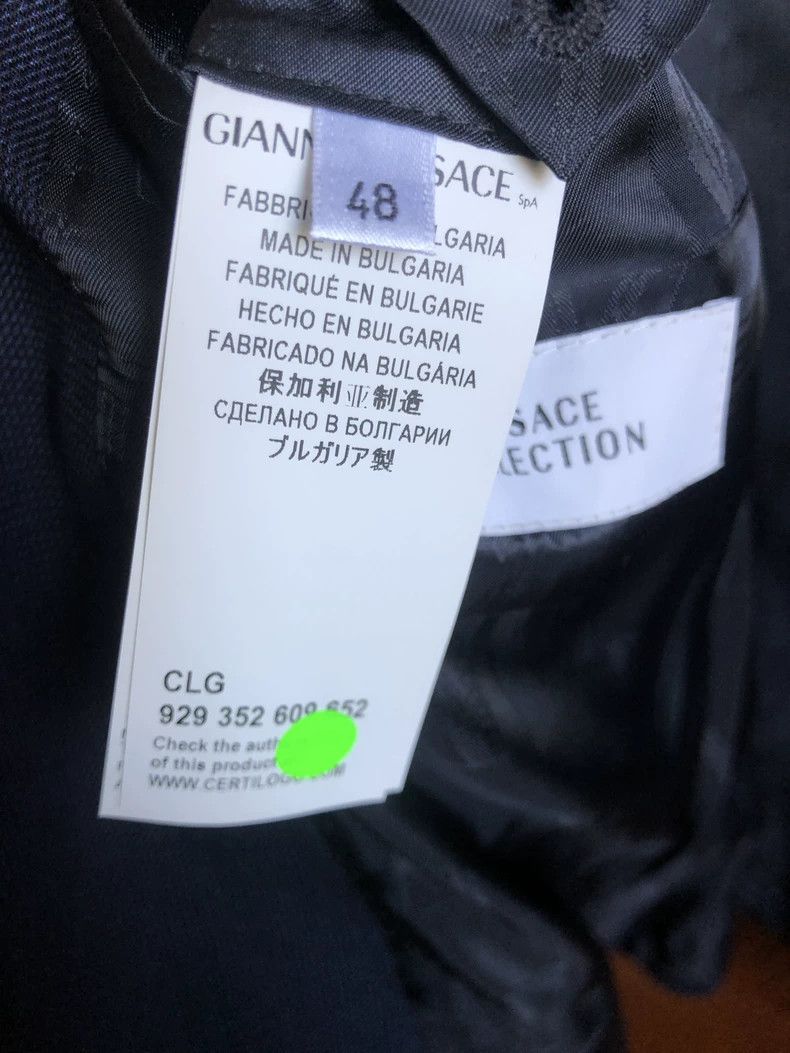 Versace Versace Collection Blue Suit Jacket Size US L / EU 52-54 / 3 - 3 Thumbnail