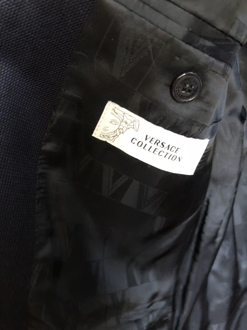 Versace Versace Collection Blue Suit Jacket Size US L / EU 52-54 / 3 - 2 Thumbnail
