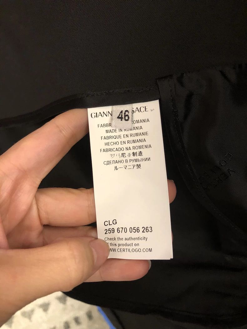 Versace Versace Black Suit Set 46 Size US S / EU 44-46 / 1 - 6 Thumbnail