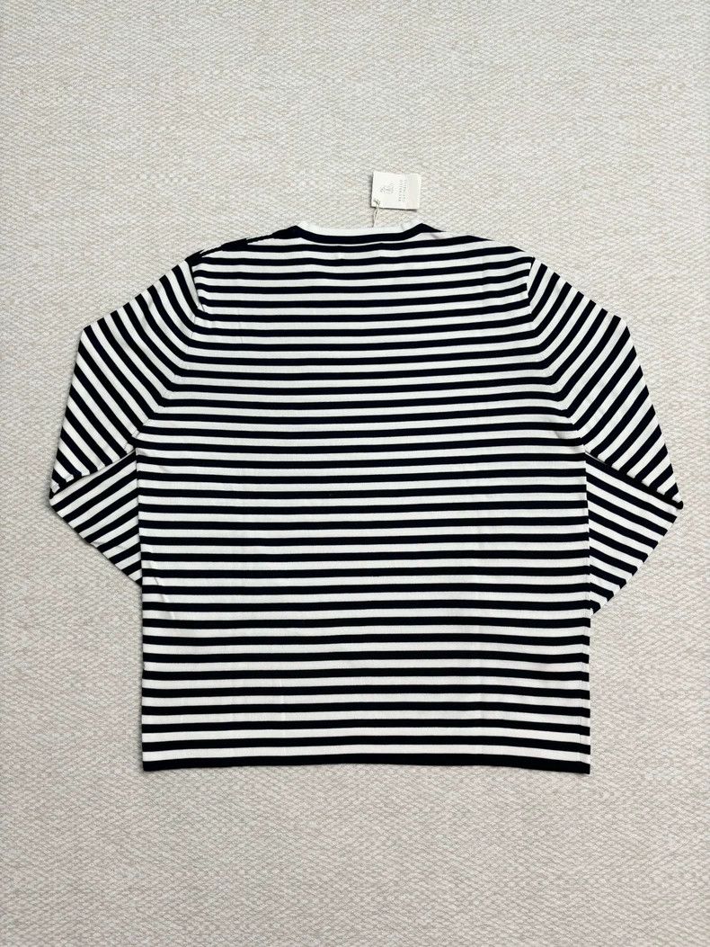 Brunello Cucinelli Brunello Cucinelli Striped Knit Top Size US L / EU 52-54 / 3 - 2 Thumbnail