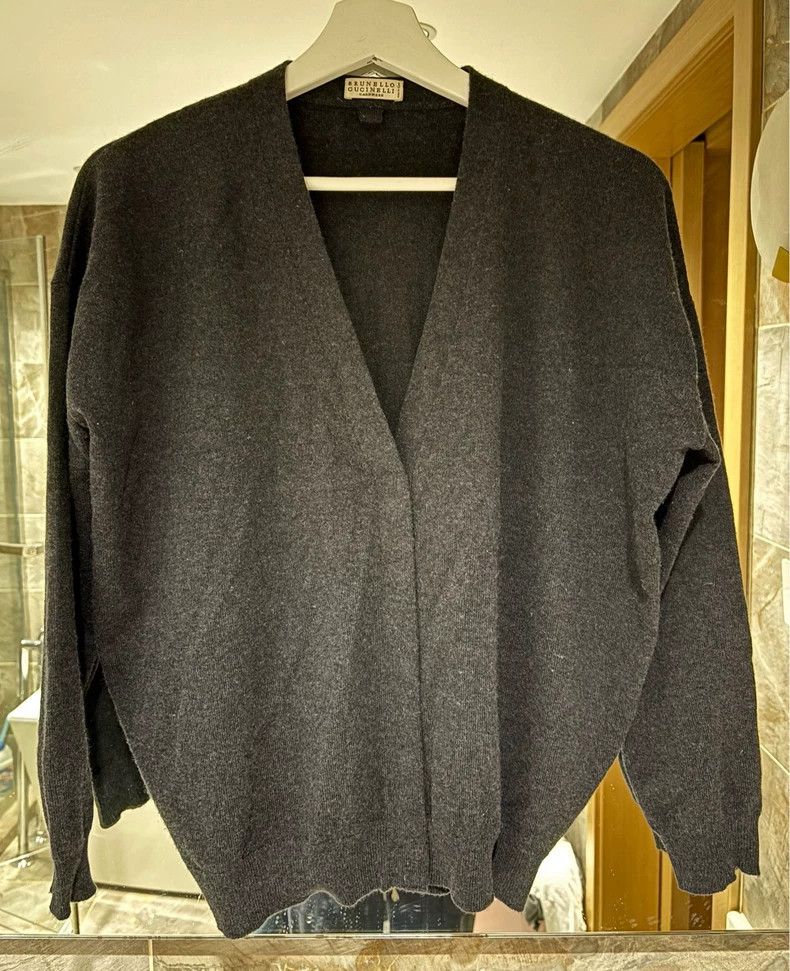 Brunello Cucinelli Brunello Cucinelli Wool Cashmere Cardigan S Size US S / EU 44-46 / 1 - 2 Thumbnail