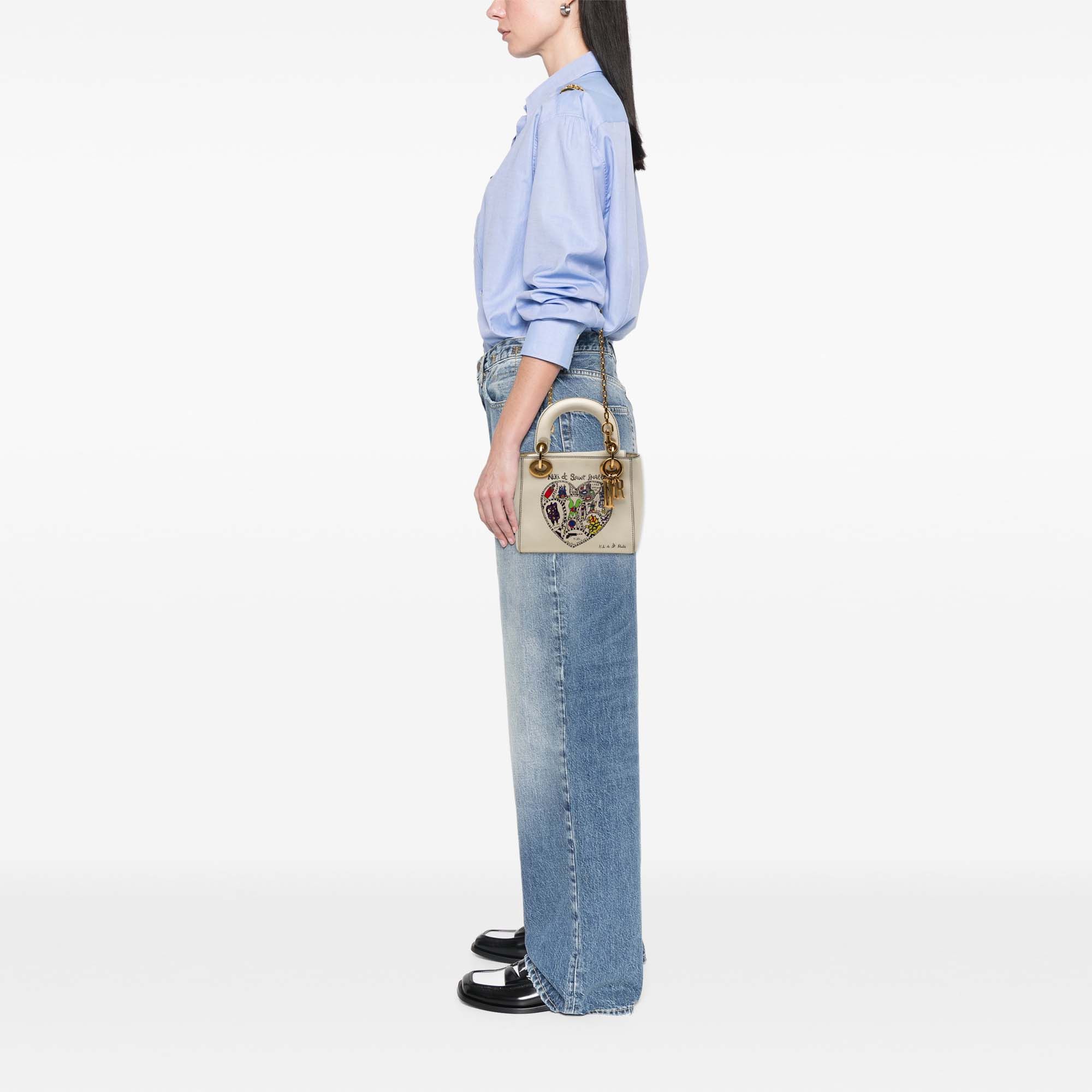 Dior Dior DiorAmour Niki De Saint Phalle Mini Calfskin Lady Dior Size ONE SIZE - 9 Thumbnail