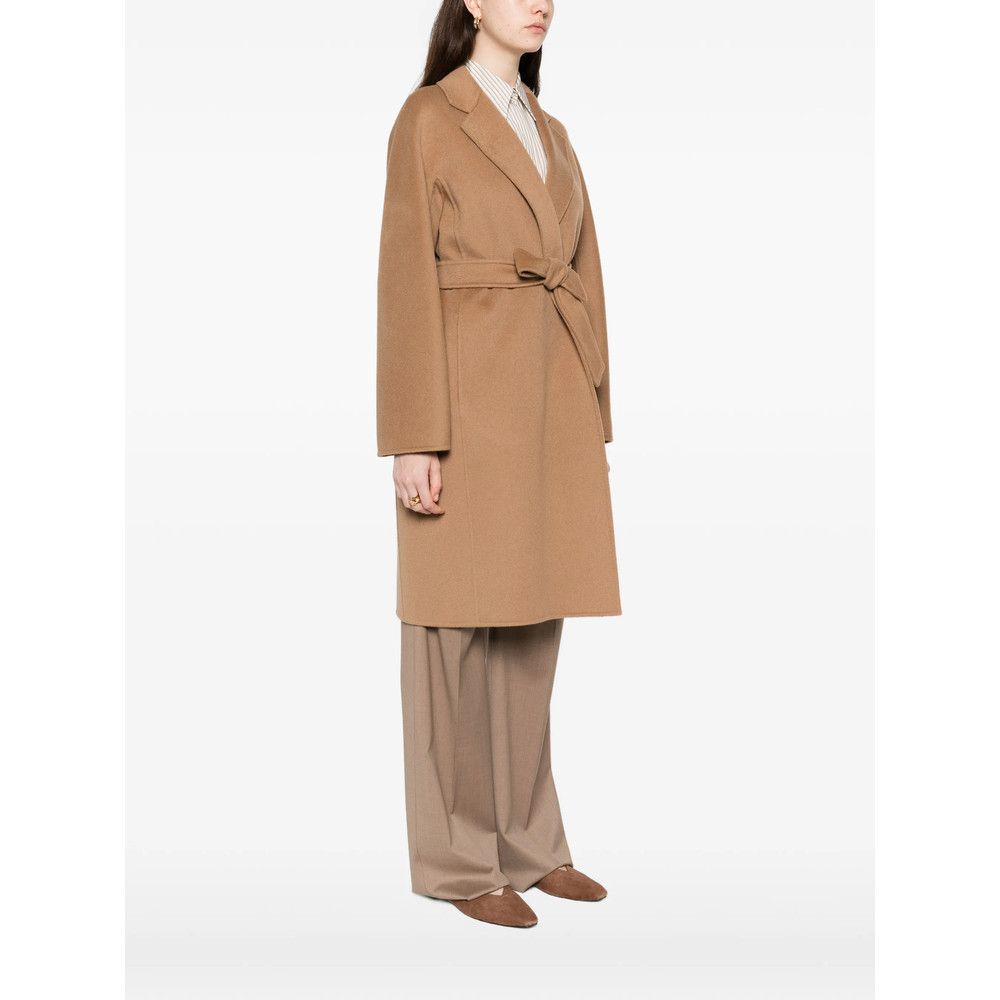 Max Mara Max Mara BROWN Coats - Single Breasted Coats Size M / US 6-8 / IT 42-44 - 2 Thumbnail