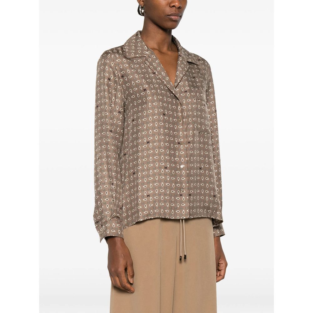 Max Mara Max Mara BROWN Tops - Shirts Size L / US 10 / IT 46 - 5 Thumbnail