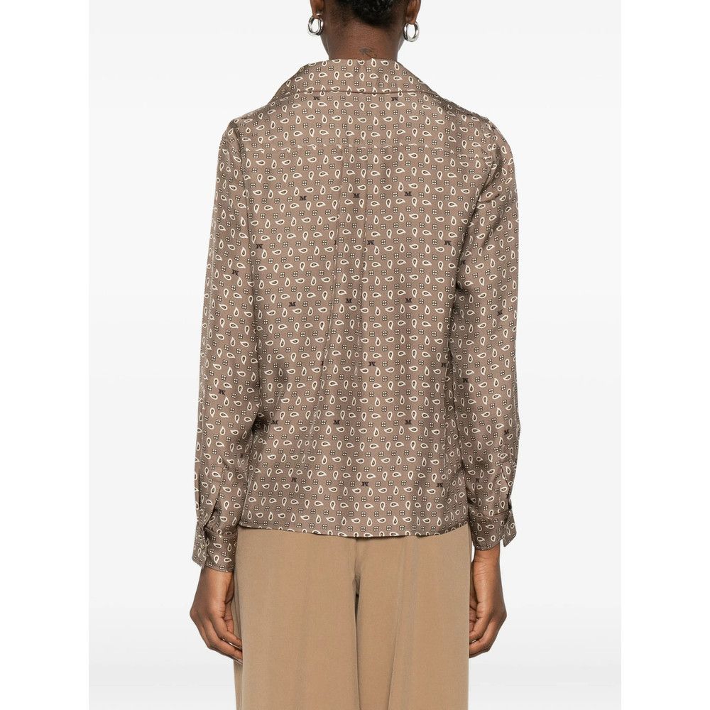 Max Mara Max Mara BROWN Tops - Shirts Size L / US 10 / IT 46 - 3 Thumbnail