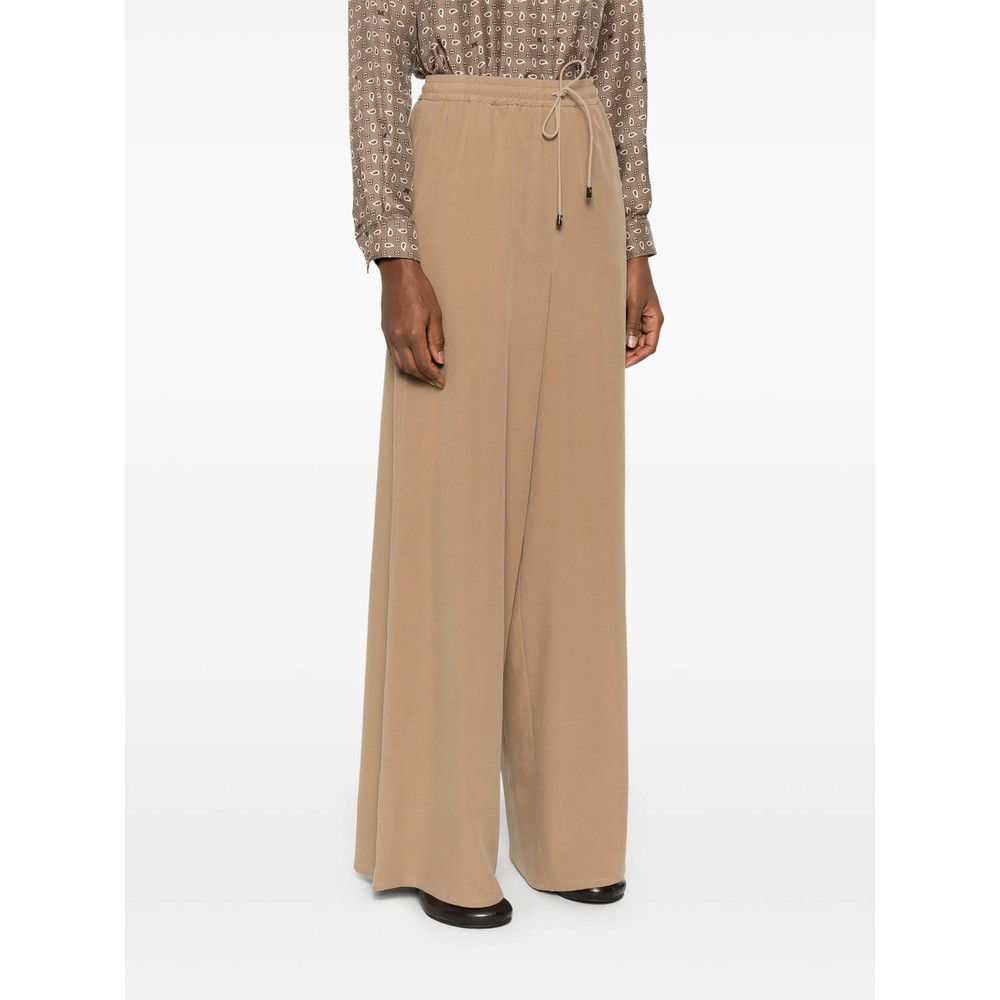 Max Mara Max Mara NEUTRALS Trousers - Palazzo Pants Size 28" / US 6 / IT 42 - 5 Thumbnail