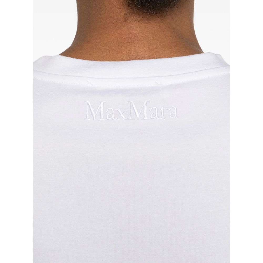 Max Mara Max Mara WHITE Tops - T-shirts & Jerseys Size XS / US 0-2 / IT 36-38 - 3 Thumbnail
