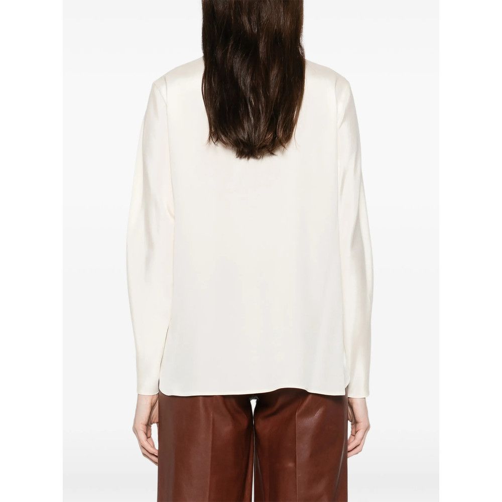Max Mara Max Mara NEUTRALS Tops - Blouses Size M / US 6-8 / IT 42-44 - 5 Thumbnail