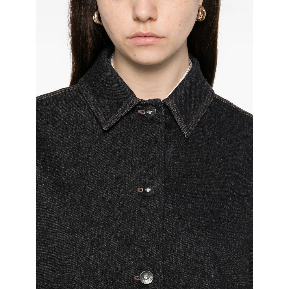 Max Mara Max Mara BLUE Jackets - Denim Jackets Size S / US 4 / IT 40 - 4 Thumbnail