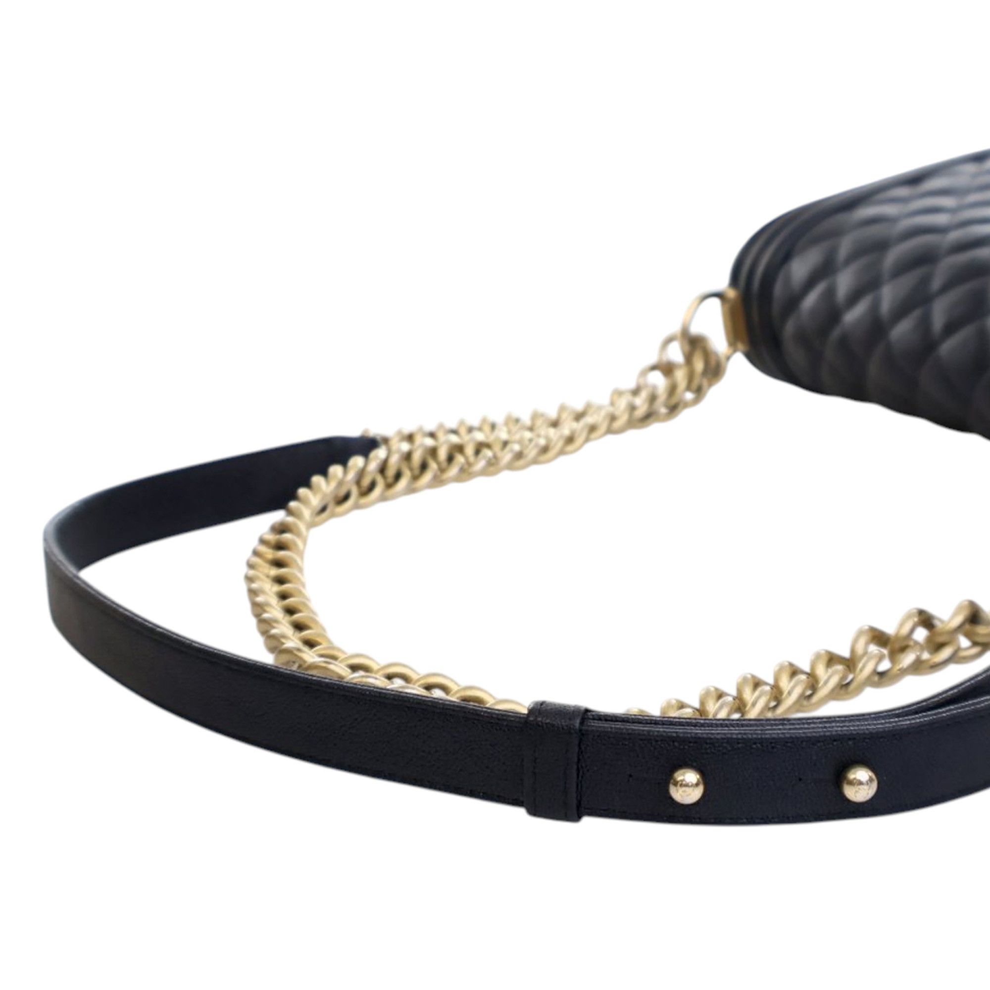 Chanel Chanel Old Medium Quilted Caviar Boy Flap Size ONE SIZE - 11 Thumbnail