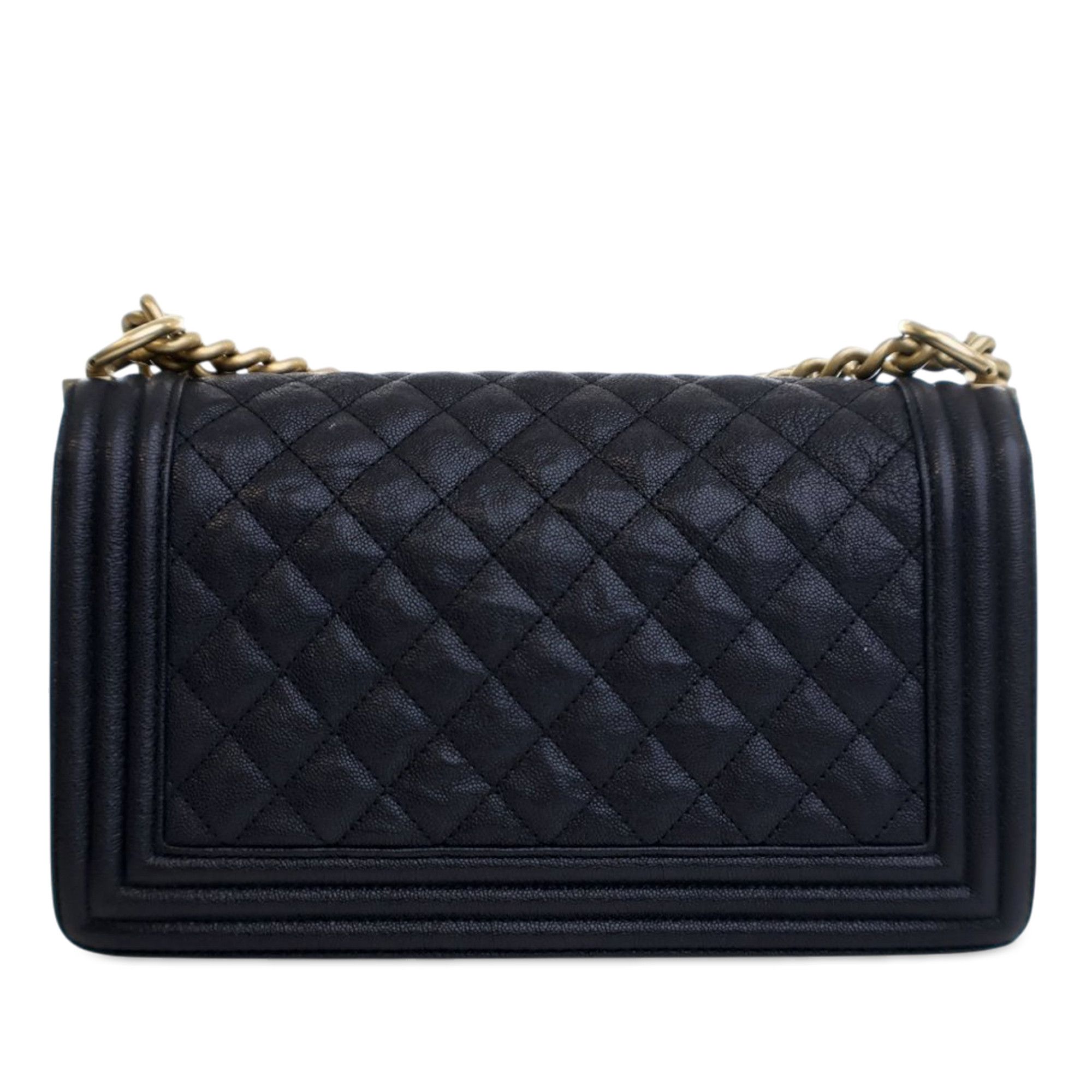 Chanel Chanel Old Medium Quilted Caviar Boy Flap Size ONE SIZE - 3 Thumbnail