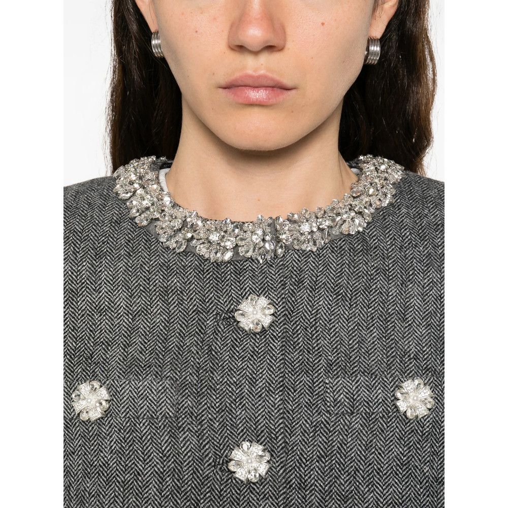 Self-Portrait Self-portrait GREY Jackets - Cropped Jackets Size XL / US 12-14 / IT 48-50 - 2 Thumbnail