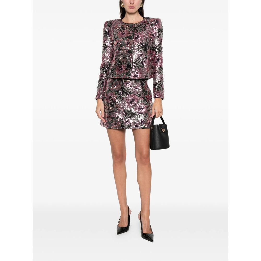 Self-Portrait Self-portrait PINK Jackets - Cropped Jackets Size L / US 10 / IT 46 - 3 Thumbnail