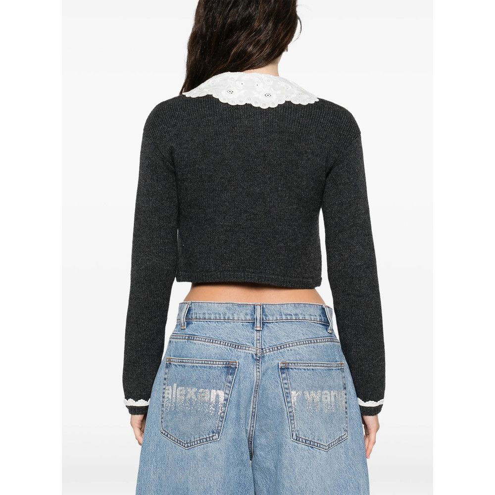 Self-Portrait Self-portrait GREY Knitwear - Cardigans Size M / US 6-8 / IT 42-44 - 4 Thumbnail
