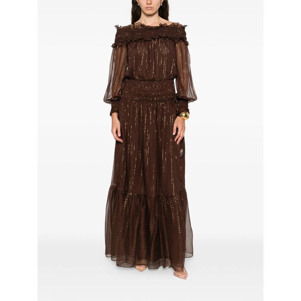 Self-Portrait Self-portrait BROWN Dresses - Day Dresses Size M / US 6-8 / IT 42-44 - 3 Thumbnail