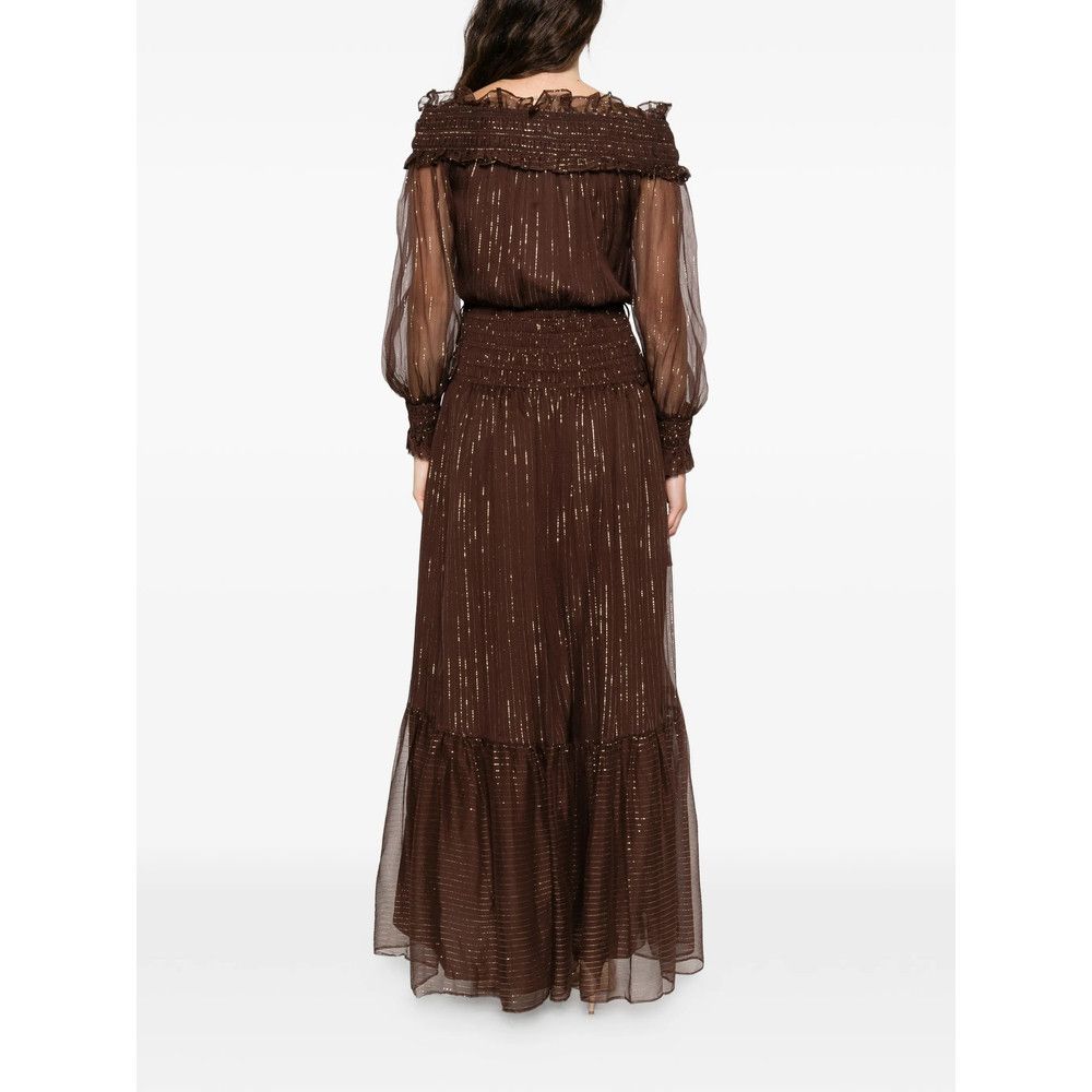 Self-Portrait Self-portrait BROWN Dresses - Day Dresses Size M / US 6-8 / IT 42-44 - 2 Thumbnail