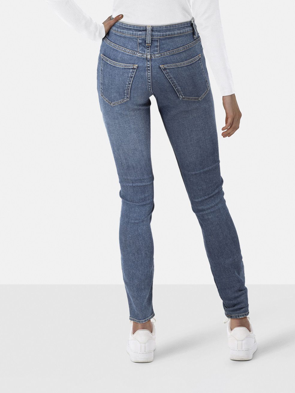 Saint Laurent Paris Blue Skinny Fit High Rise Jeans Size 27" / US 4 / IT 40 - 2 Thumbnail